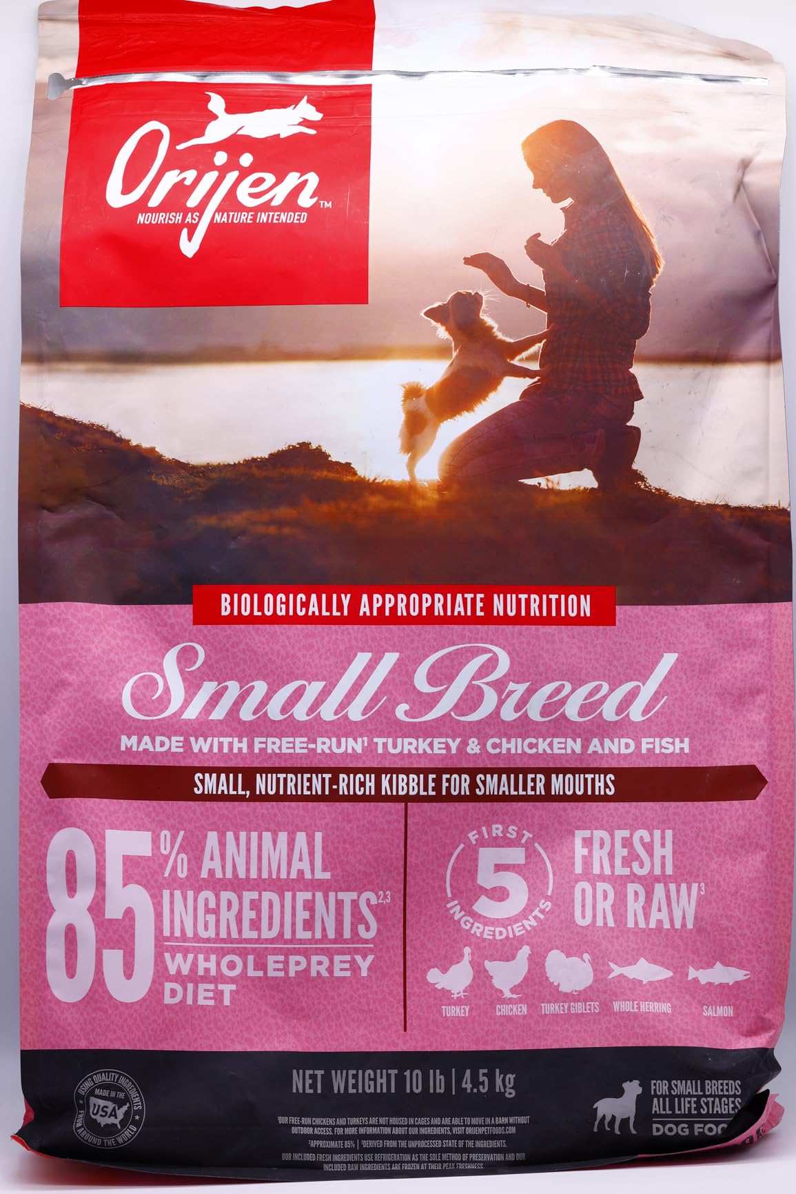 ORIJEN Grain Free WHOLEPREY Dry Dog Food Small Breed Recipe 4lb Bag customer photo 2