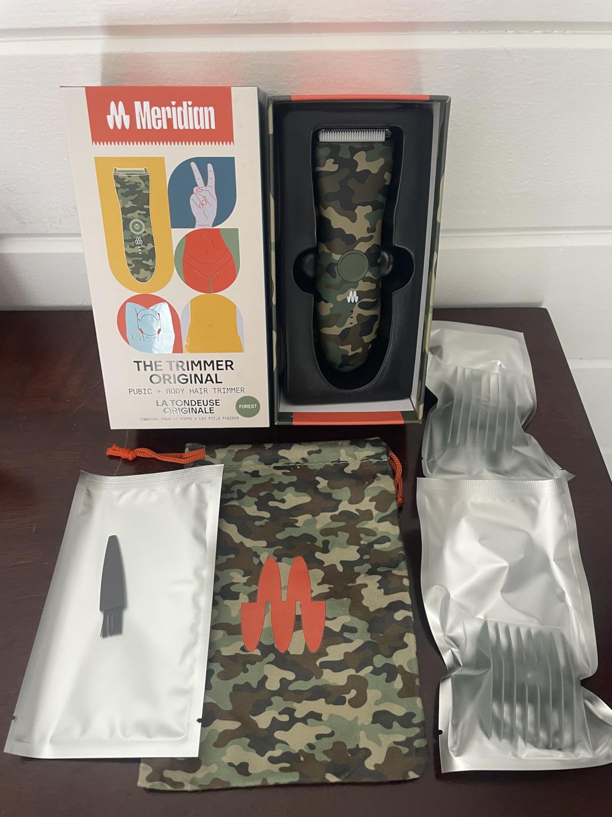 MERIDIAN The Trimmer Original | Body Hair Trimmer for Men & Women | Onyx customer photo 1