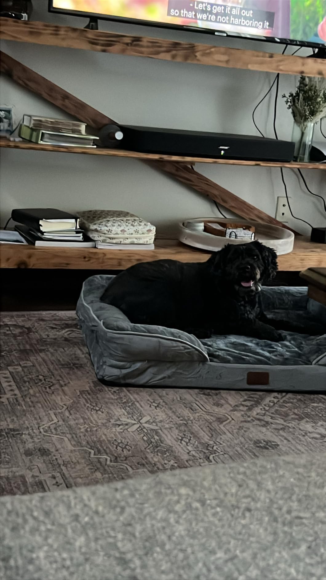Bedsure Orthopedic Dog Beds Large Sized Dog Washable Original Design customer photo 1