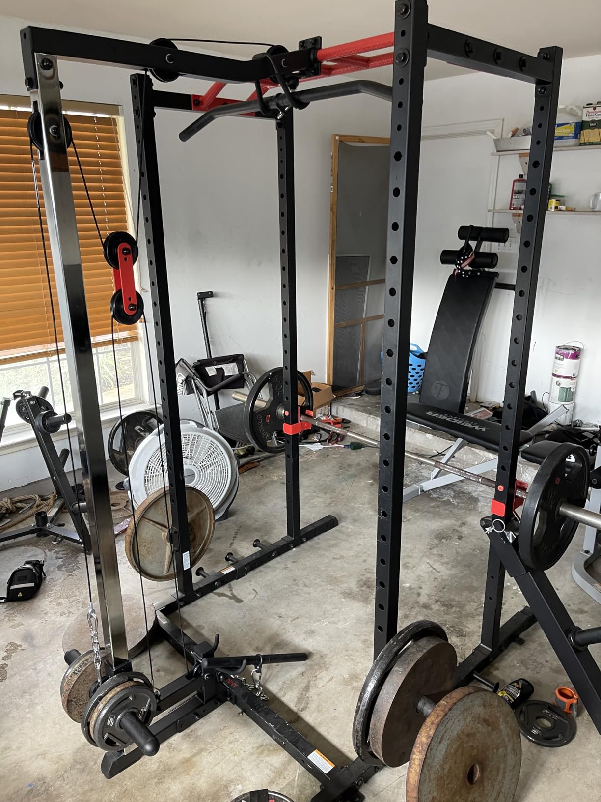 Sunny Health & Fitness Power Rack & Cage Systems for Home Gym Training customer photo 2