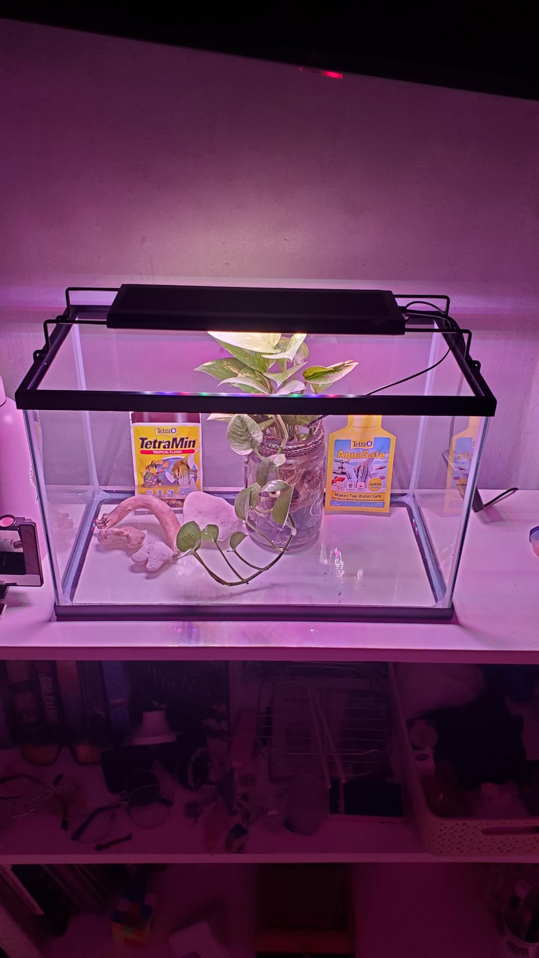 Tetra 29 Gallon Glass Aquarium, Rectangular Fish Tank customer photo 2