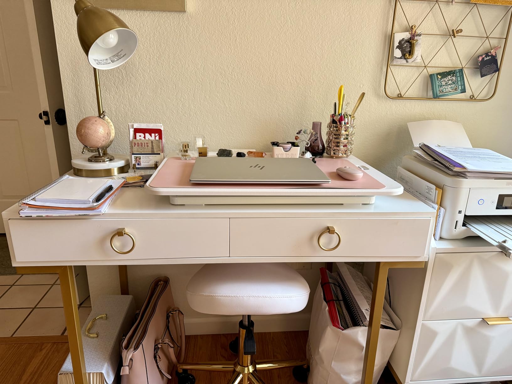 VIVO Black 26 in Single Top Standing Desk Converter, DESK-V001J customer photo 2