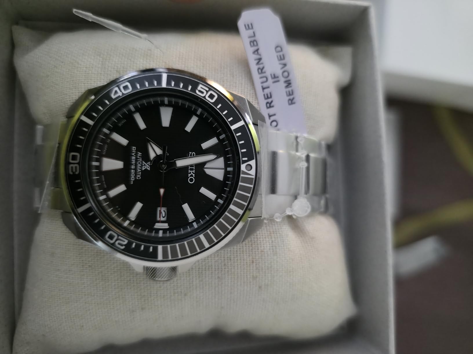 Seiko SRPF03 Automatic Dive Watch for Men - Prospex Special Edition - LumiBrite Hands, Hardlex Crystal - Water Resistant 200M customer photo 1
