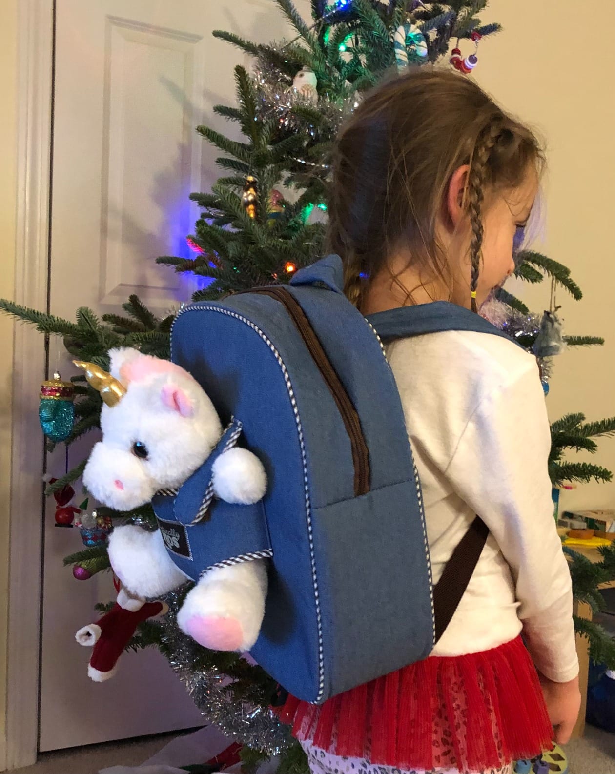 Naturally KIDS Toddler Suitcase w. Plush Unicorn Toy, Kids Gift 3-9 customer photo 1
