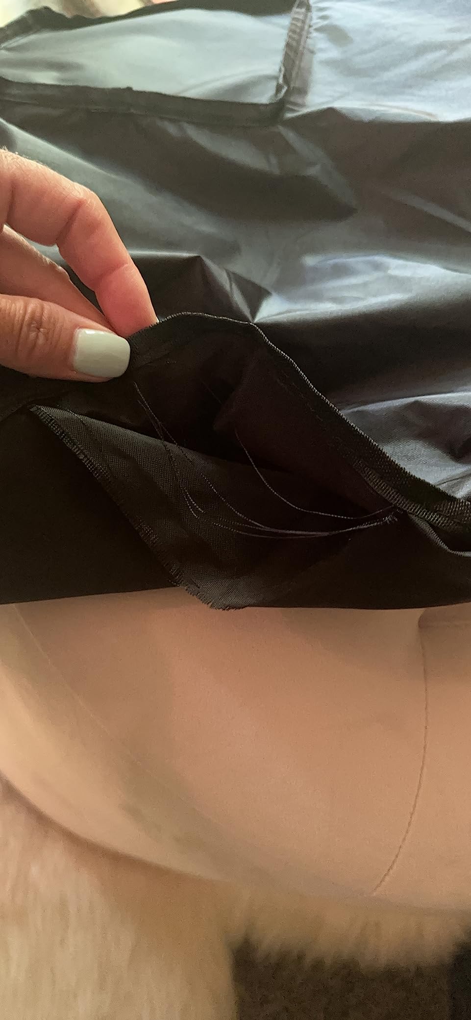 Travel Fanatics Laundry Bag for Dirty Clothes - Foldable Travel Laundry Bag for Suitcase, Hotels, Airbnbs, Cruises and Road Trips - Black customer photo 2