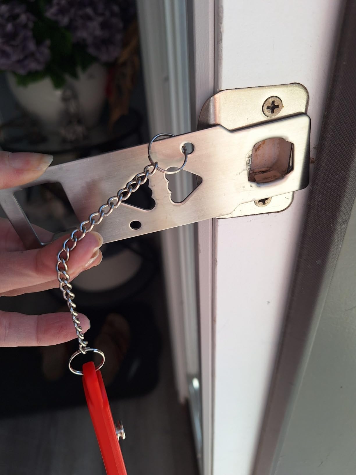 AceMining Portable Door Lock, Hotel Travel Door Lock Security for Home customer photo 1