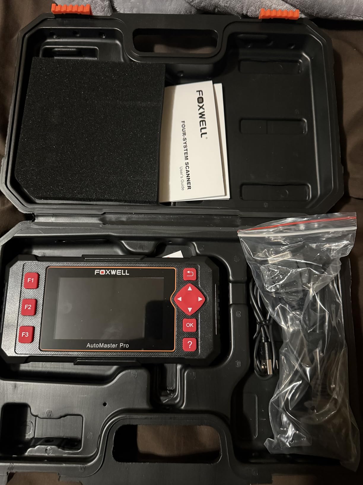 FOXWELL Car Scanner NT604 Elite OBD2 Scanner ABS SRS Transmission customer photo 1