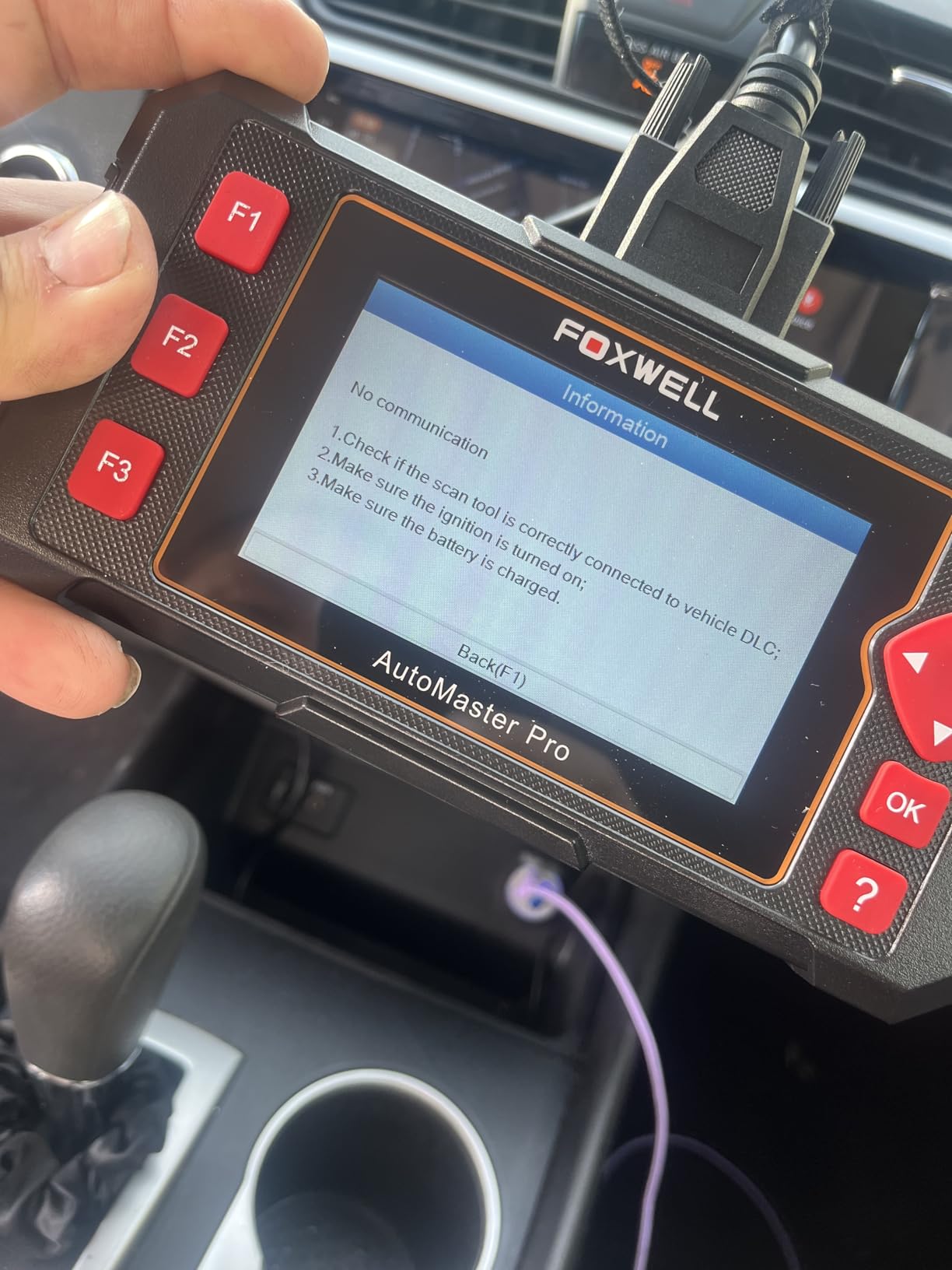FOXWELL Car Scanner NT604 Elite OBD2 Scanner ABS SRS Transmission customer photo 2