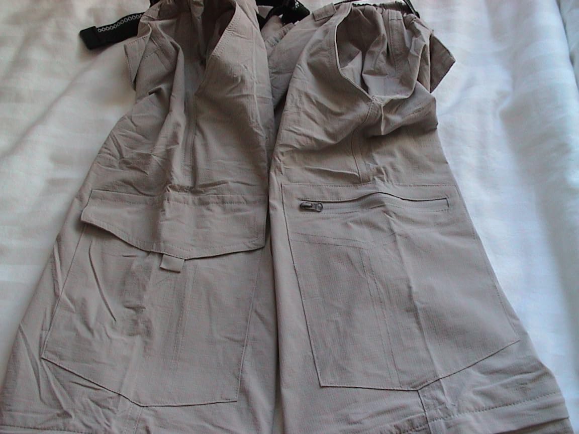 Mens Hiking Pants Convertible Lightweight Quick Dry Zip Off Fishing Safari Camping Travel boy Scout Pants customer photo 1