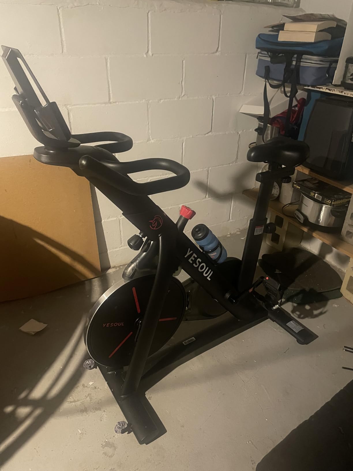 YESOUL Exercise Bike, Magnetic Stationary Bike for Home with App Training customer photo 1