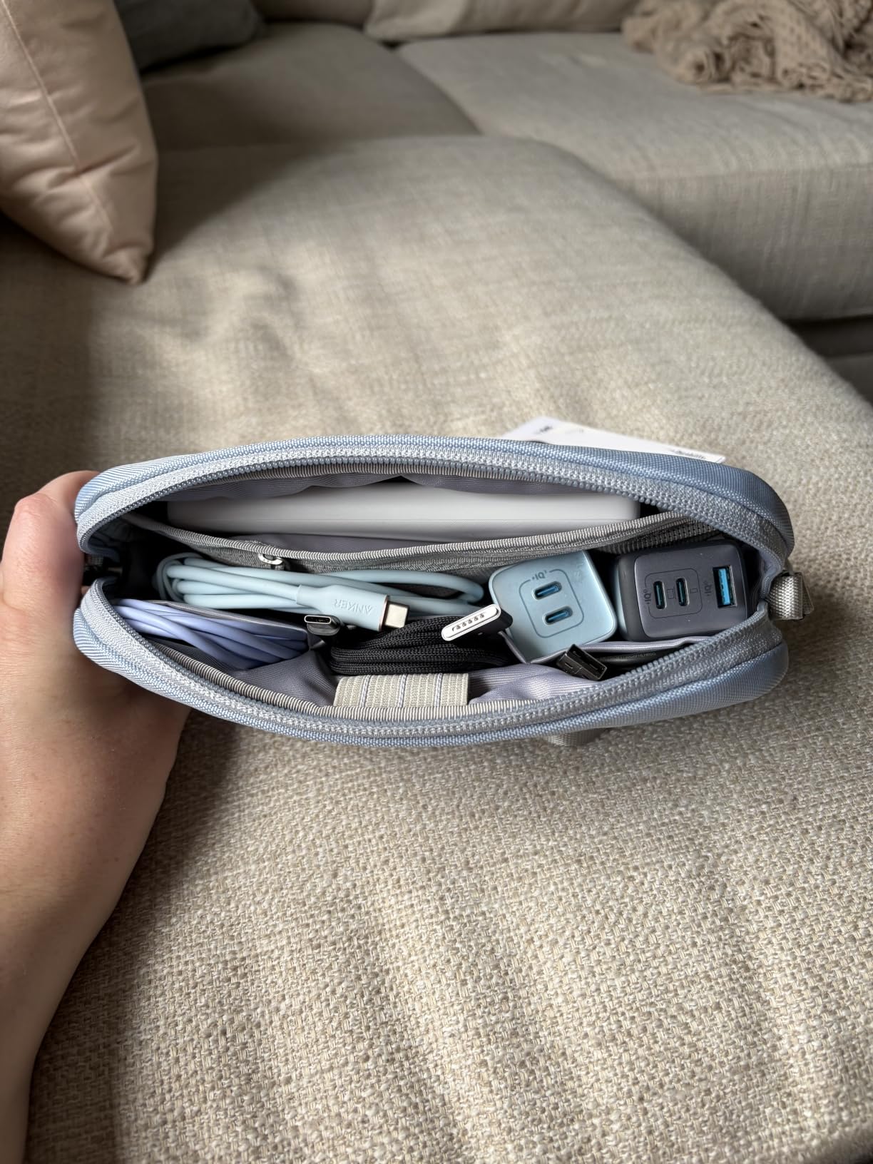 tomtoc Electronics Organizer Travel Case, Cable Organizer for Essentials customer photo 1
