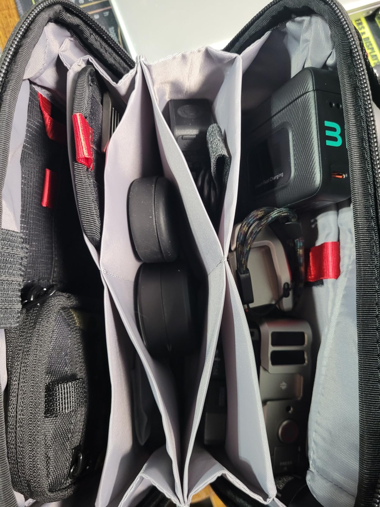 tomtoc Electronics Organizer Travel Case, Cable Organizer for Essentials customer photo 2