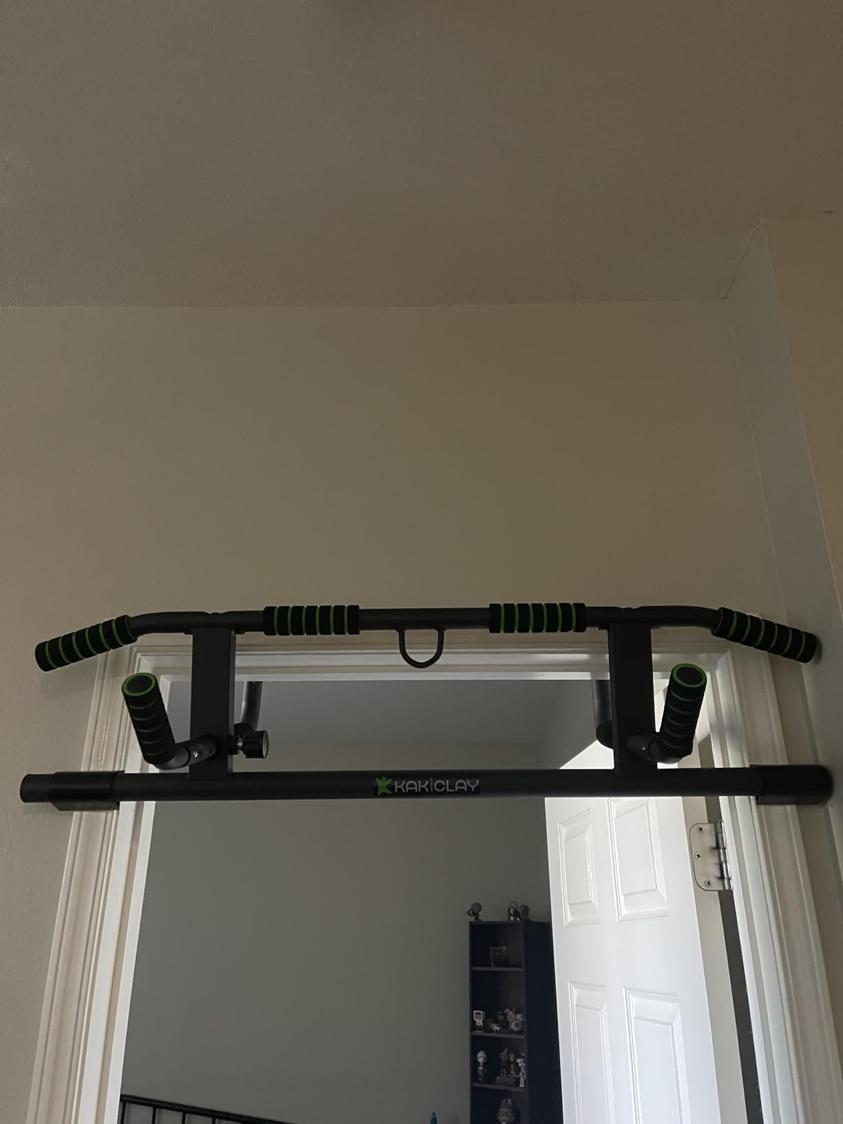 KAKICLAY 2026 Upgrade Multi-Grip Pull Up Bar with Smart Larger Hooks Technology - USA Original Patent, Designed, Shipped, Warranty customer photo 2