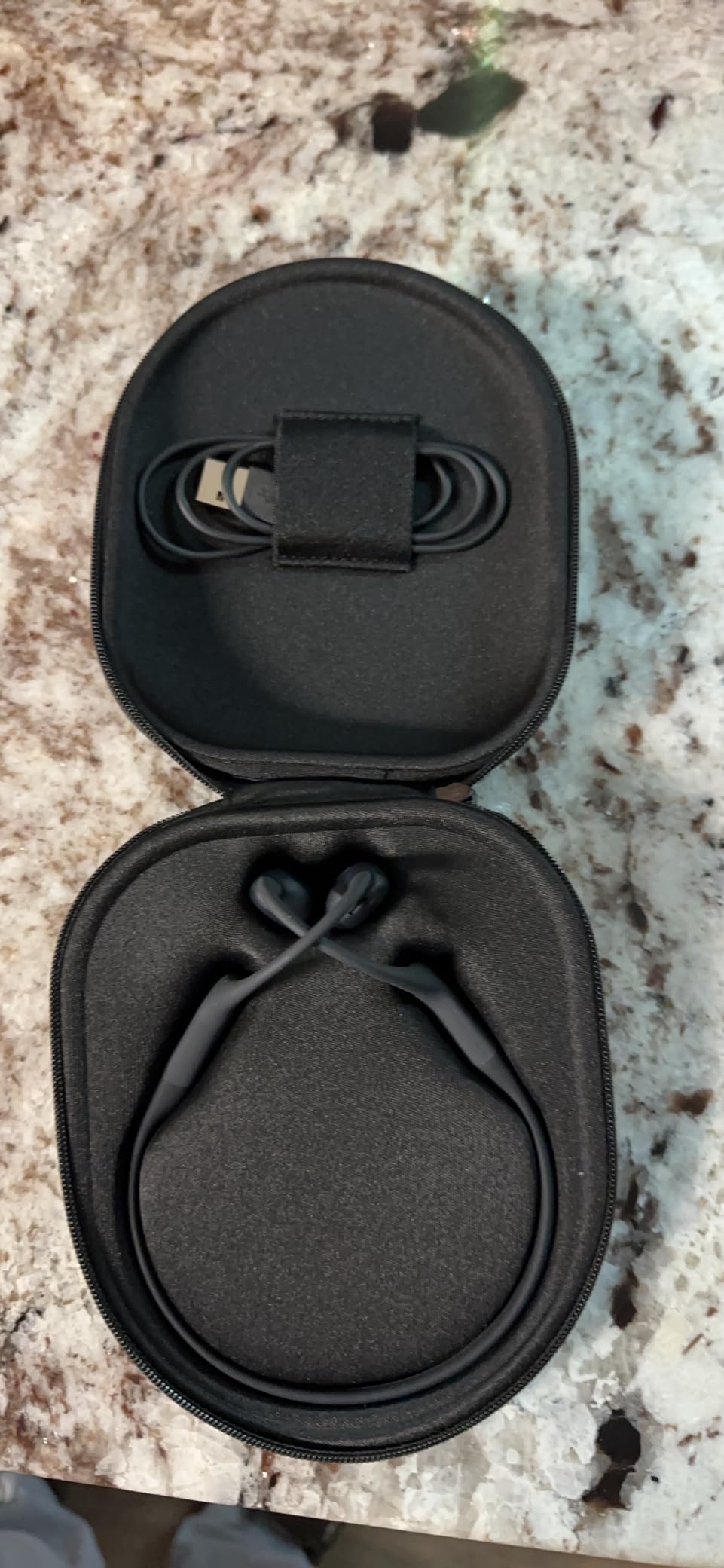 SHOKZ OpenRun Pro - Open-Ear Bluetooth Bone Conduction Sport Headphones - Sweat Resistant Wireless Earphones for Workouts and Running with Premium Deep Base - Built-in Mic, with Hair Band customer photo 2