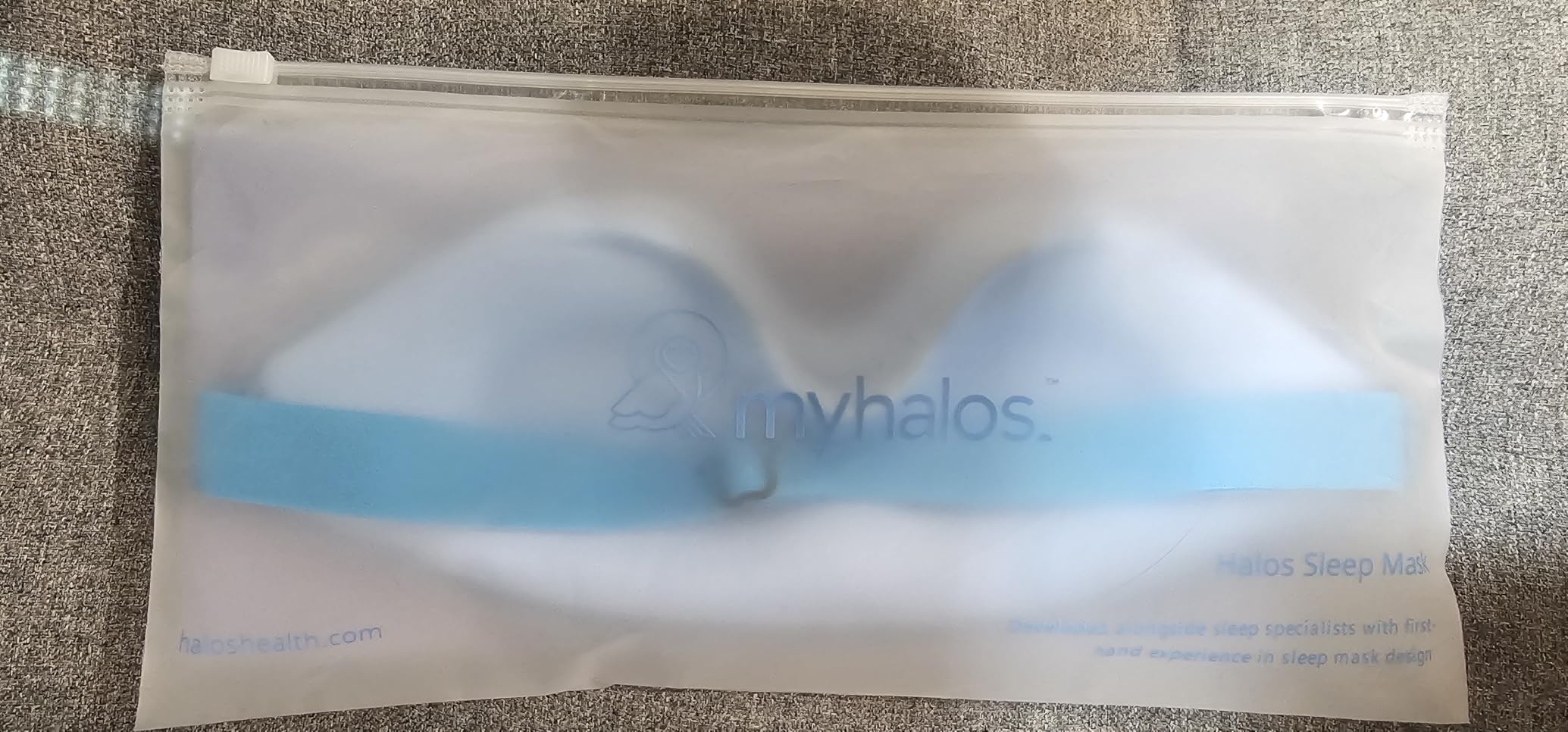 MyHalos® Sleep Mask for Men and Women, 3D Blackout Eye Masks for Sleep customer photo 1