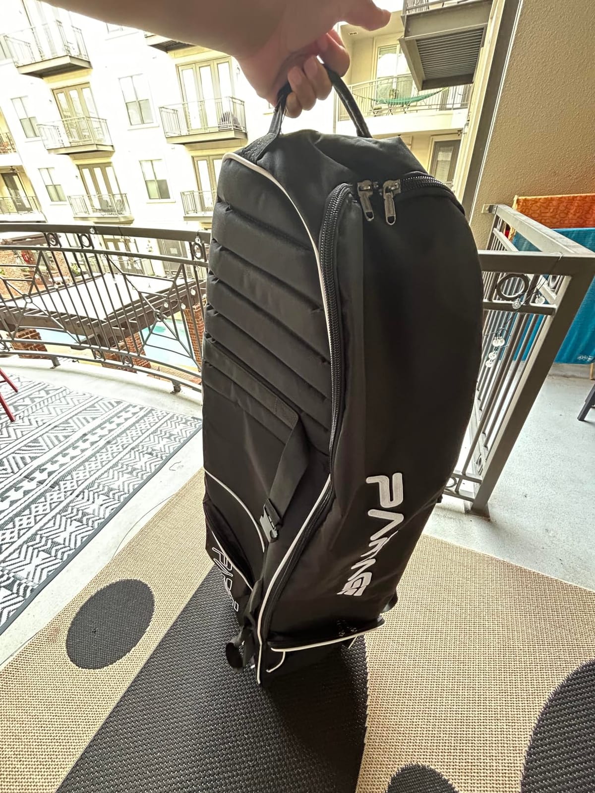 Partage Golf Travel Bag with Wheels, Airline Travel Case, 900D Oxford | Golf Bag Travel Case for Airlines, Padded Protection, Foldable Storage customer photo 1