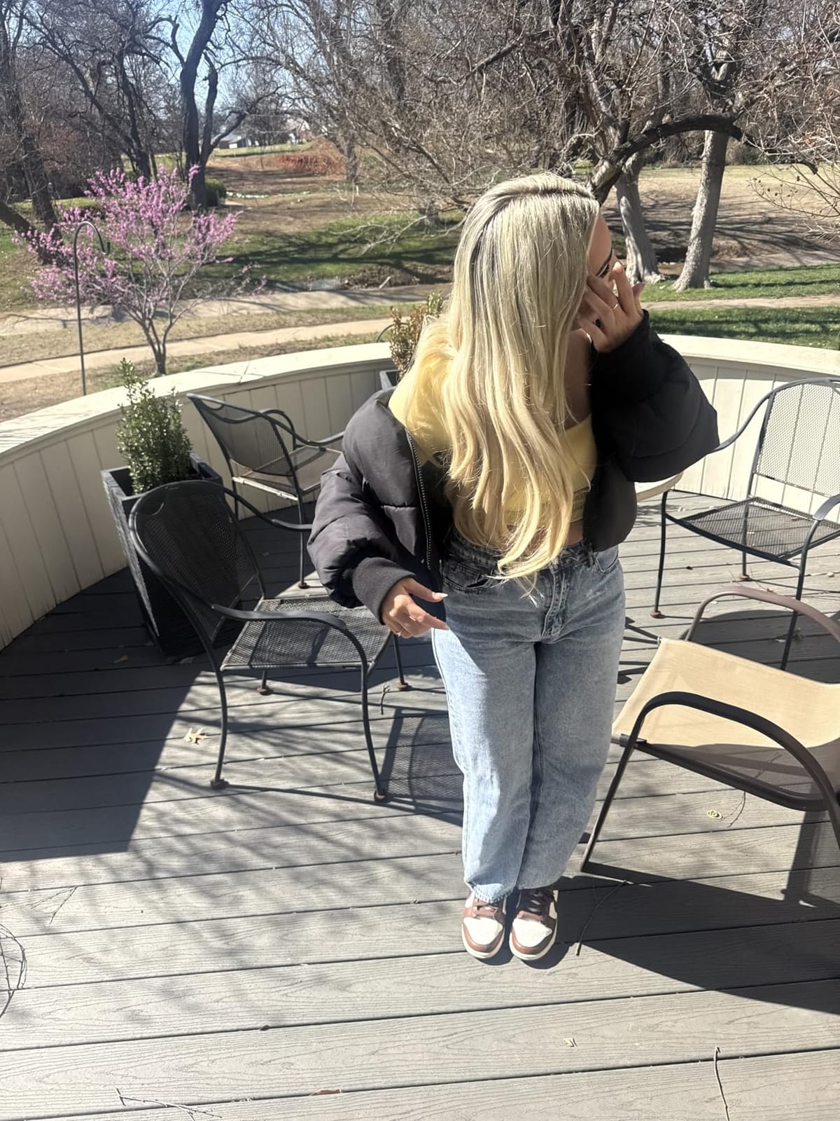 Gihuo Women’s Winter Cropped Puffer Jacket Coat Short Warm Quilted Jacket 2026 customer photo 1