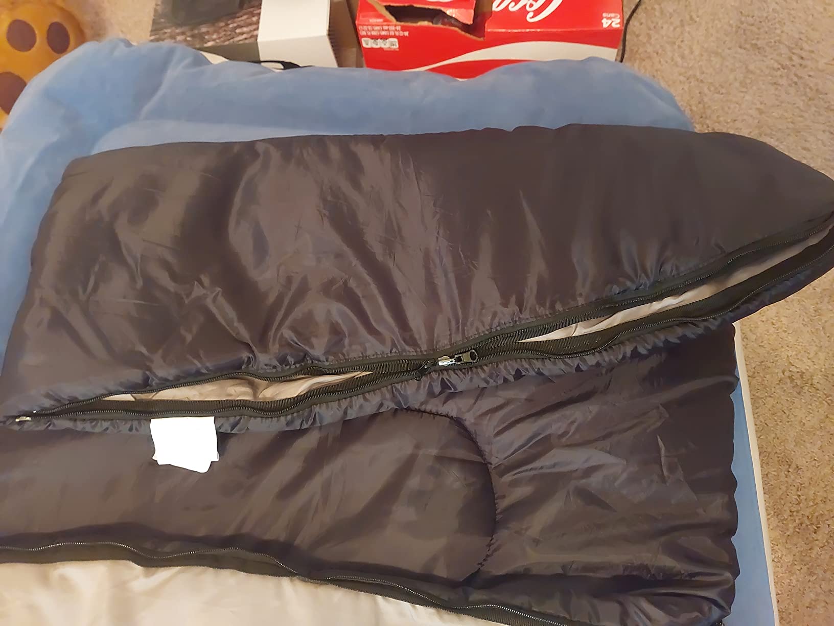 MEREZA 0 Degree Winter Sleeping Bag for Adults Kids with Pillow, Cold Weather Sleeping Bag for 4 Season Camping Hiking Backpacking Sleeping Bags for Big and Tall customer photo 2