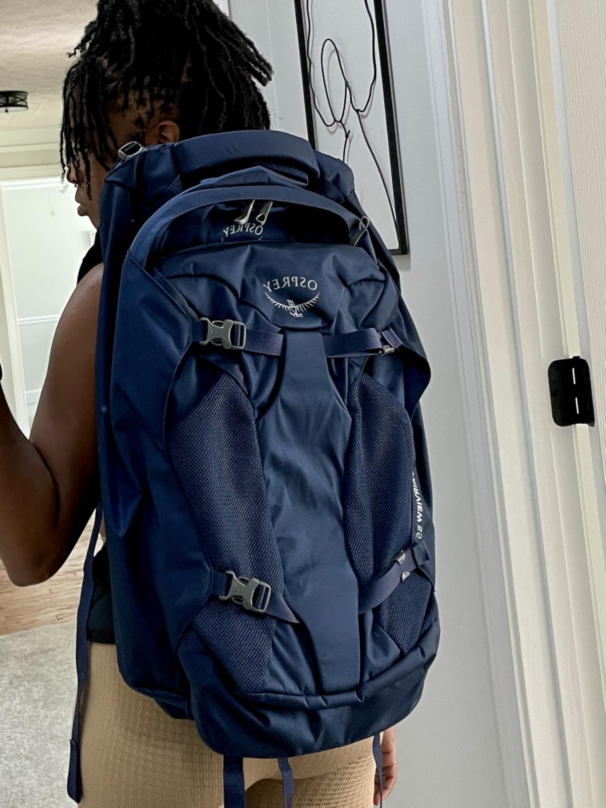 Osprey Fairview 70L Women's Travel Backpack, Winter Night Blue customer photo 2