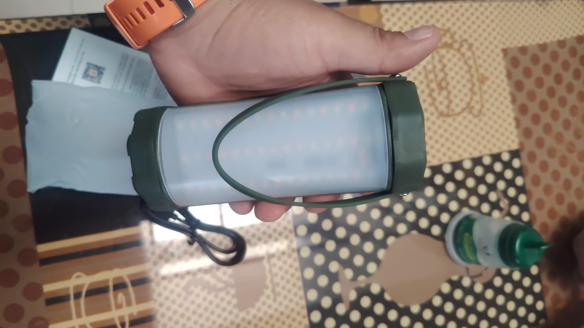 Glocusent 106 LED Camping Lights, 5000mAh Rechargeable Lantern for Outages customer photo 1