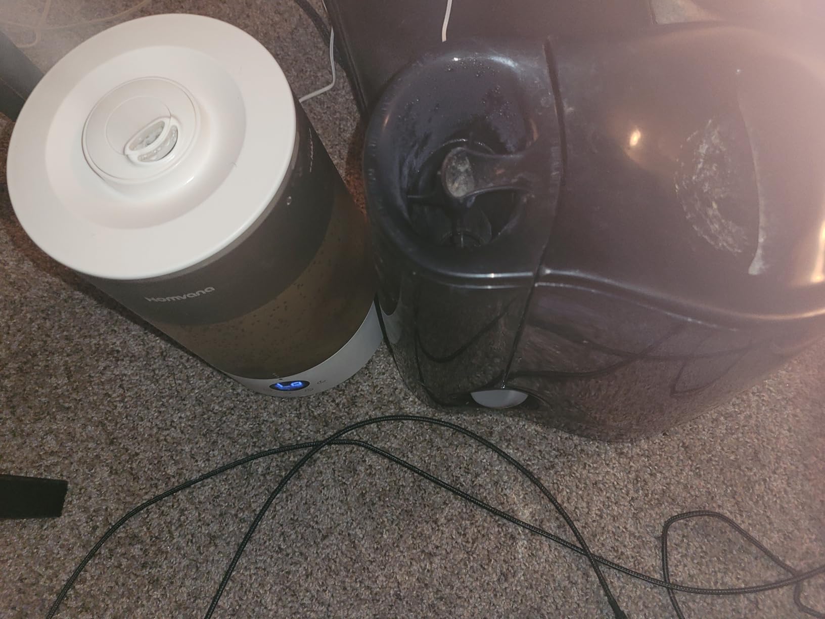 Homvana Top-Fill Cool Mist Humidifiers for Bedroom, Large Room(3.6L,Grey) customer photo 1