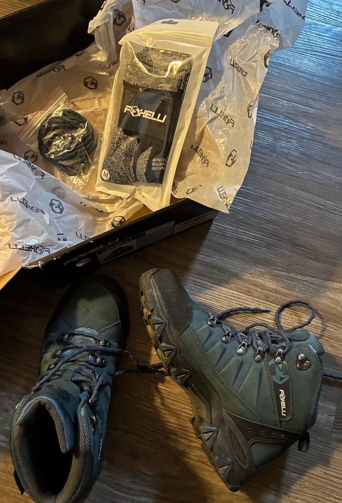 Foxelli Women’s Hiking Boots – Waterproof Lightweight Suede Leather Hiking Boots for Women with All-Day Comfort, Grip & Support for Trails, Travel & Outdoors customer photo 1