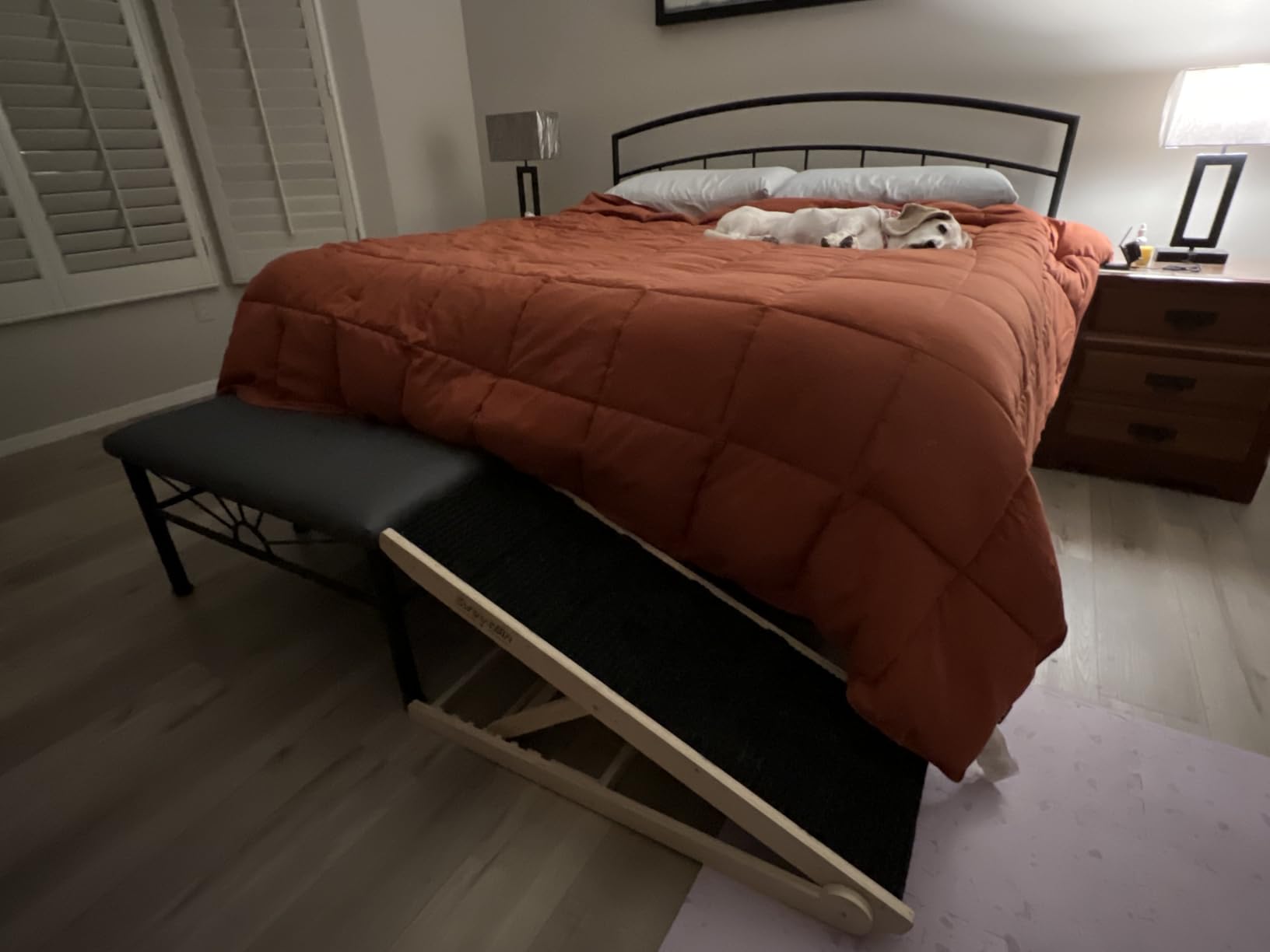Dog Ramp for Bed - Foldable Small to Large Dog Ramp for Couch - 6 Adjustable Height from 12