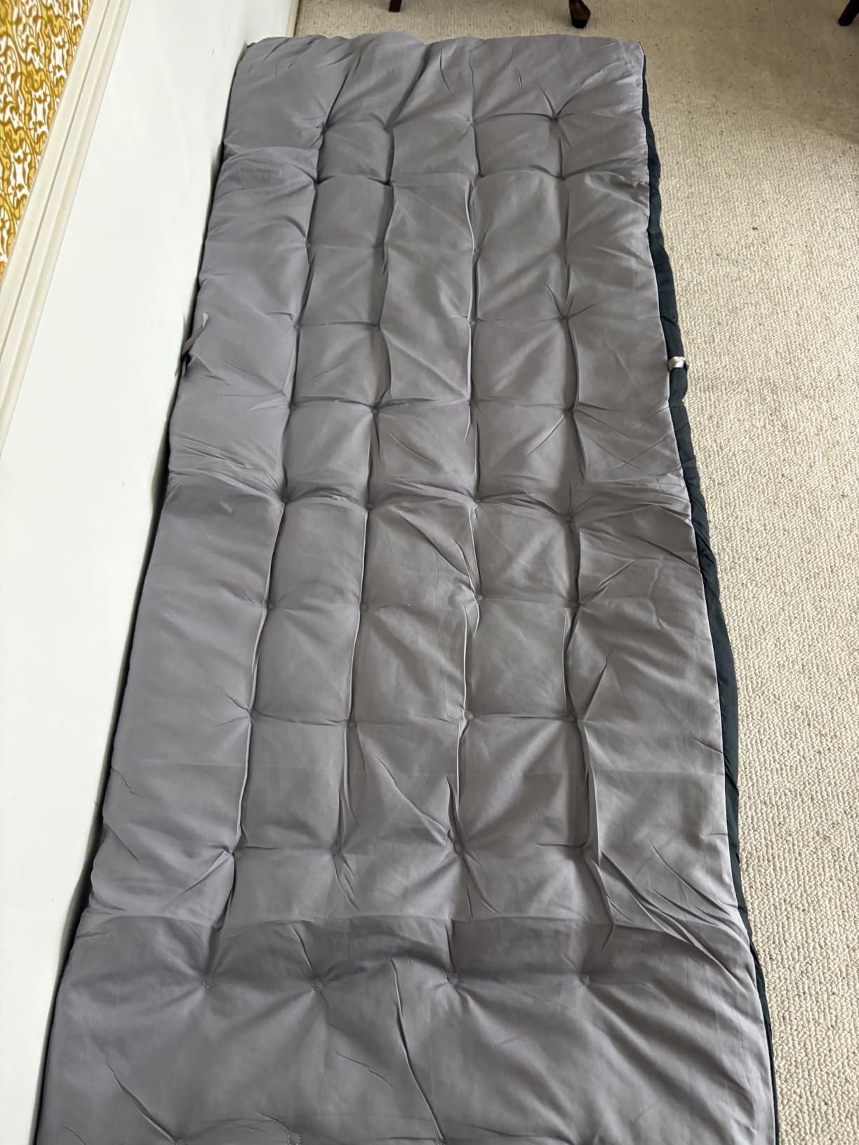 ABORON Camping Cot for Adults, 28 in Wide Folding Bed with Mattress customer photo 1