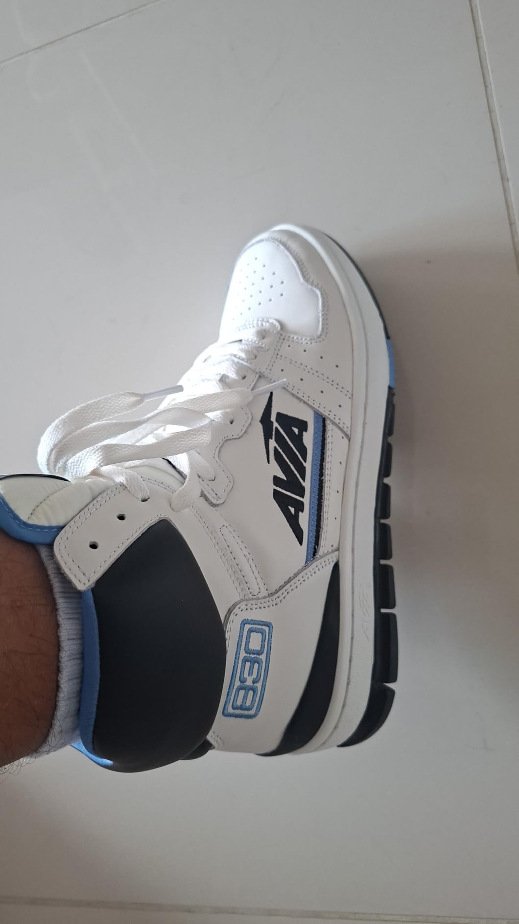 Avia 830 Men's Basketball Shoes, Retro High Top Sneakers for Men Indoor or Outdoor, Street or Court Size 7 to 16 customer photo 1