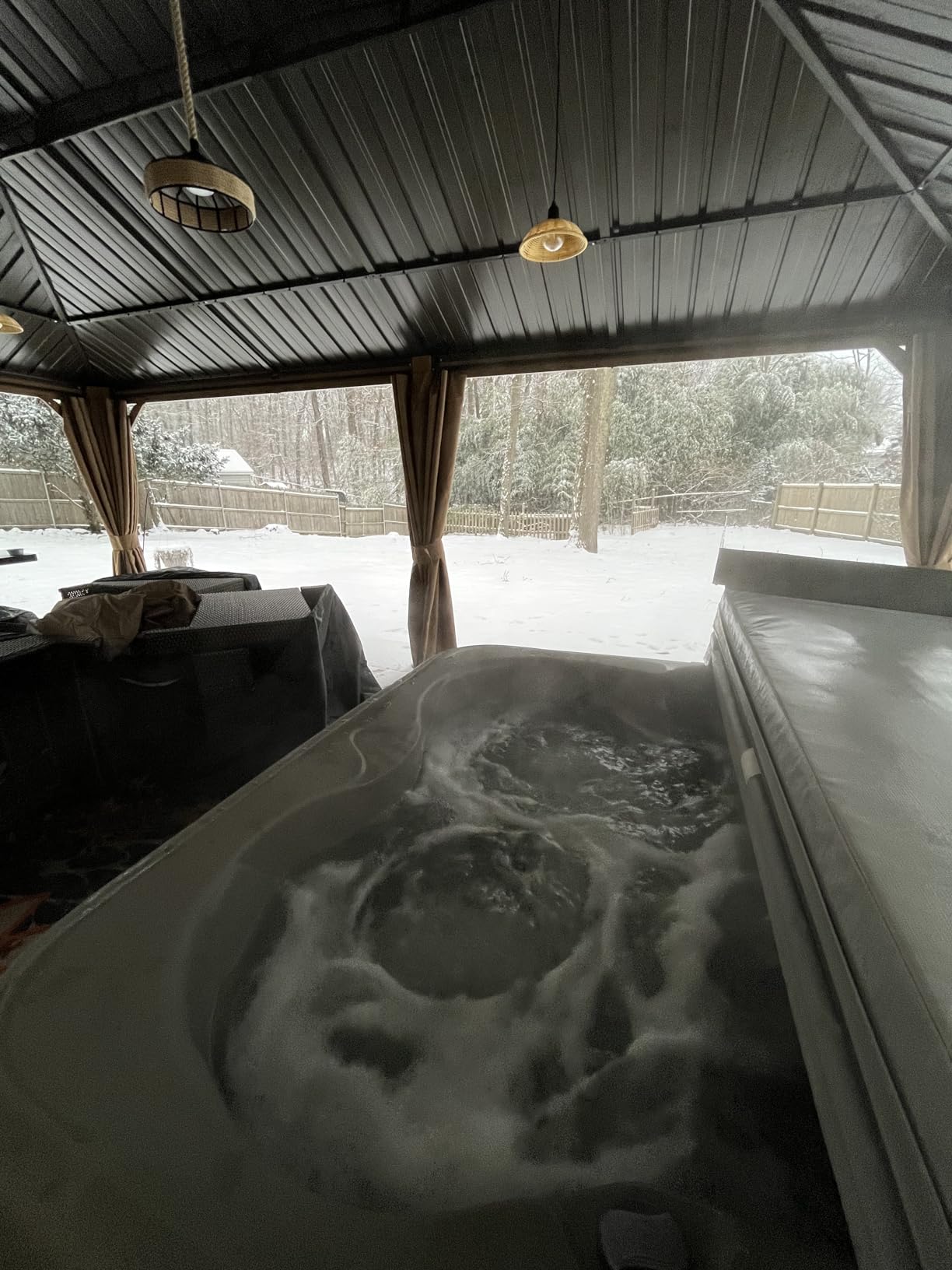 Lifesmart 4-Person Plug & Play 13-Jet Hot Tub Spa and Thermal Cover, Sand customer photo 1