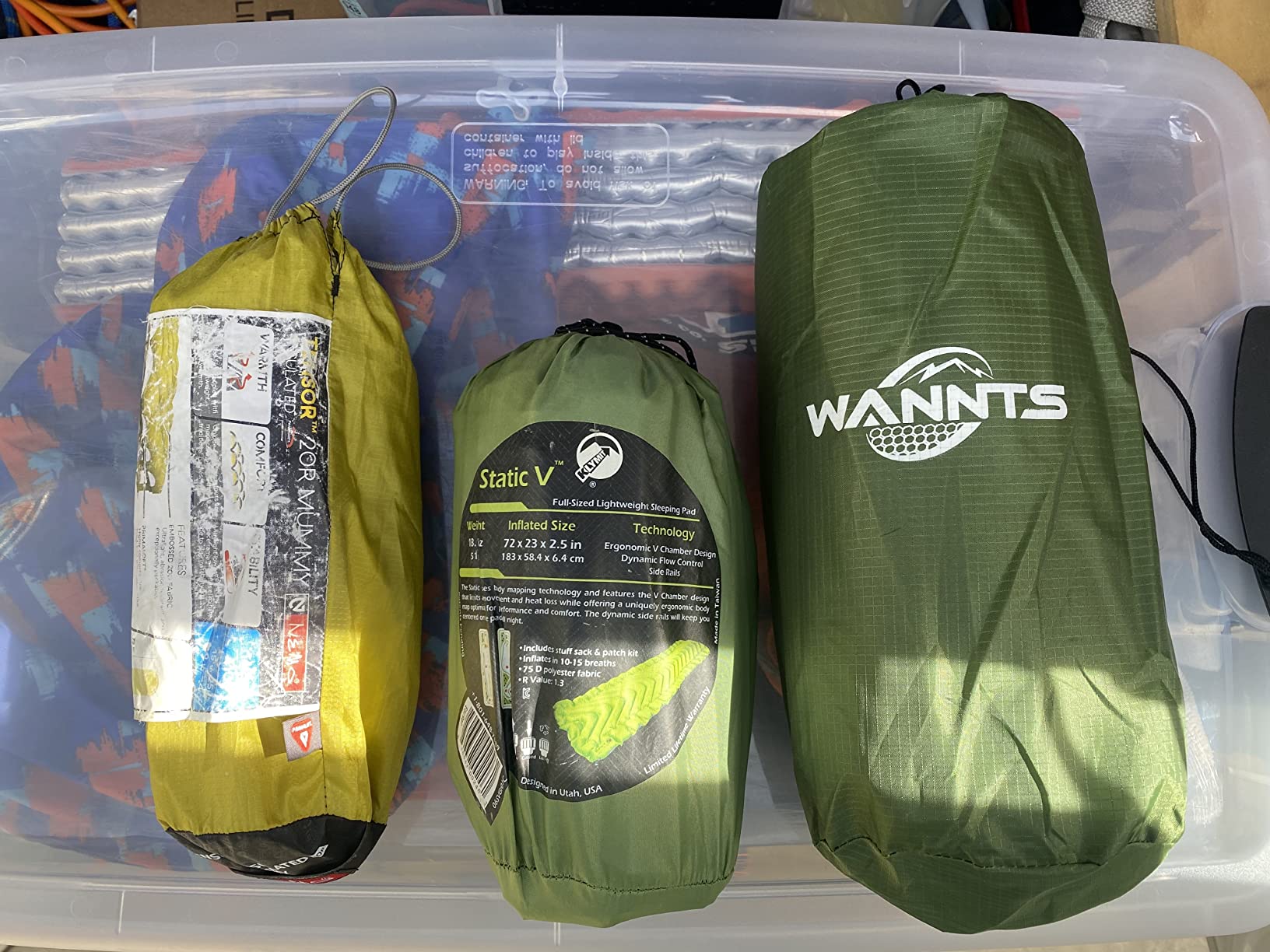 WANNTS Sleeping Pad, Ultralight Inflatable Sleeping Pad for Camping, Built-in Pump, Ultimate for Camping, Hiking - Airpad, Carry Bag, Repair Kit - Compact & Lightweight Camping Pad(Green) customer photo 1