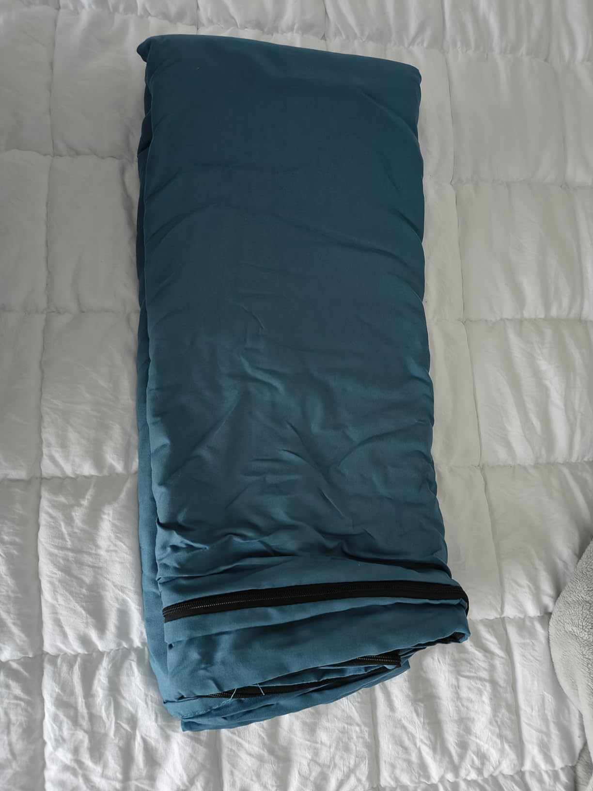 Sleeping Bag Liner,Travel Sheets & Adult Sleep Sack & Self Tan Sleep Sack for Backpacking,Hotel, Hostels, Lightweight Single Camping Sleep Pod customer photo 2