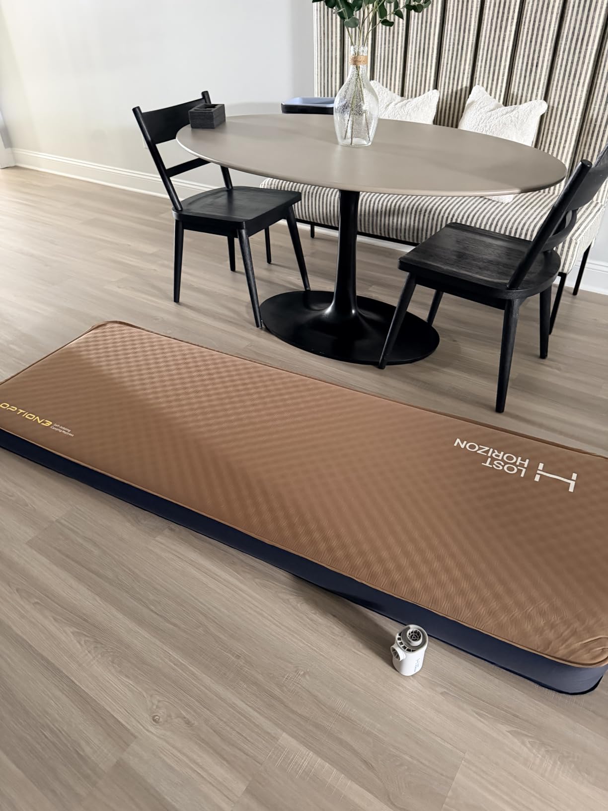 Lost Horizon Option3 Self-Inflating Foam Camping Mattress, Single, 4.5