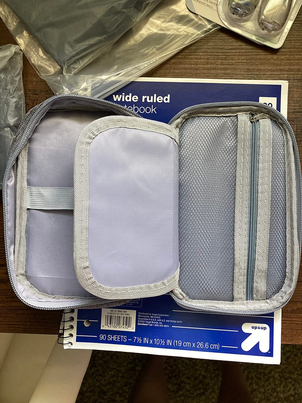 Electronic Organizer Bag Cable Organizer Travel Cord Organizer Case Pouch Portable Carrying Case for Charger Hard Drive Earphone USB SD Card (Black) customer photo 2