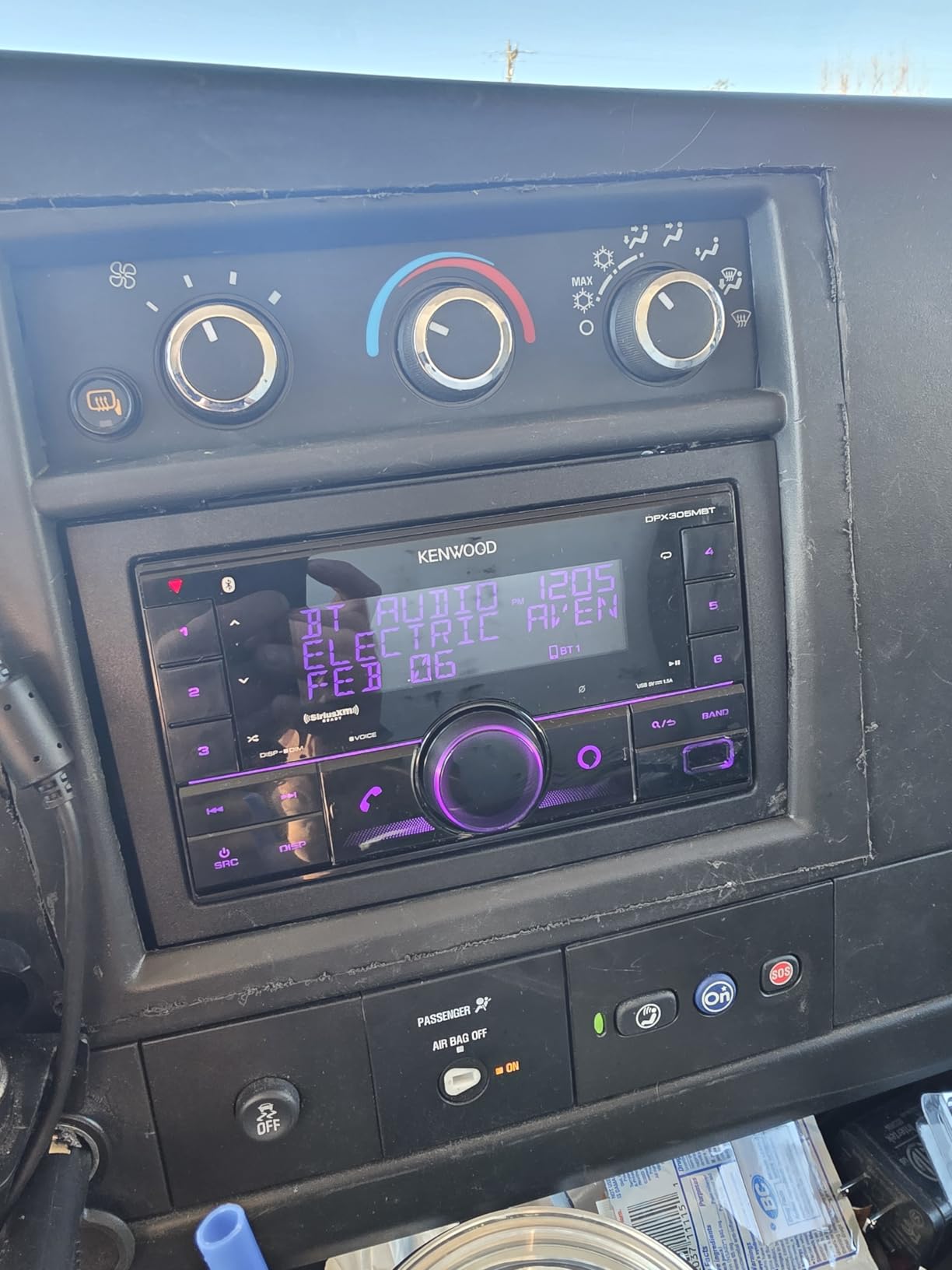 Kenwood DPX305MBT Double DIN in-Dash Digital Media Receiver with Bluetooth (Does not Play CDs) | Mechless Car Stereo Receiver | Amazon Alexa Ready - Black customer photo 1