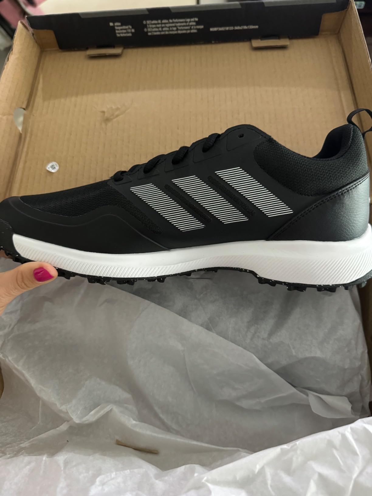adidas Men’s Tech Response 3.0 Spikeless Golf Shoes customer photo 1