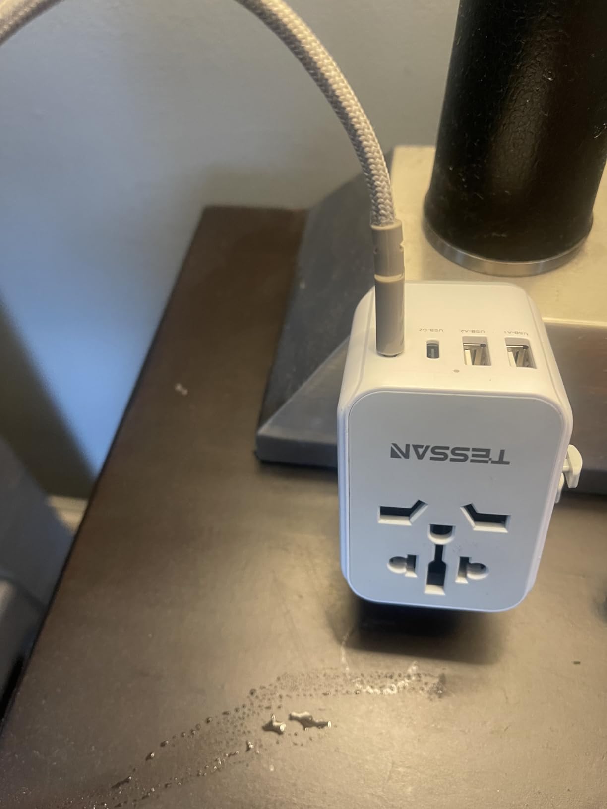TESSAN Universal Travel Adapter 28W, International Power Adapter customer photo 1