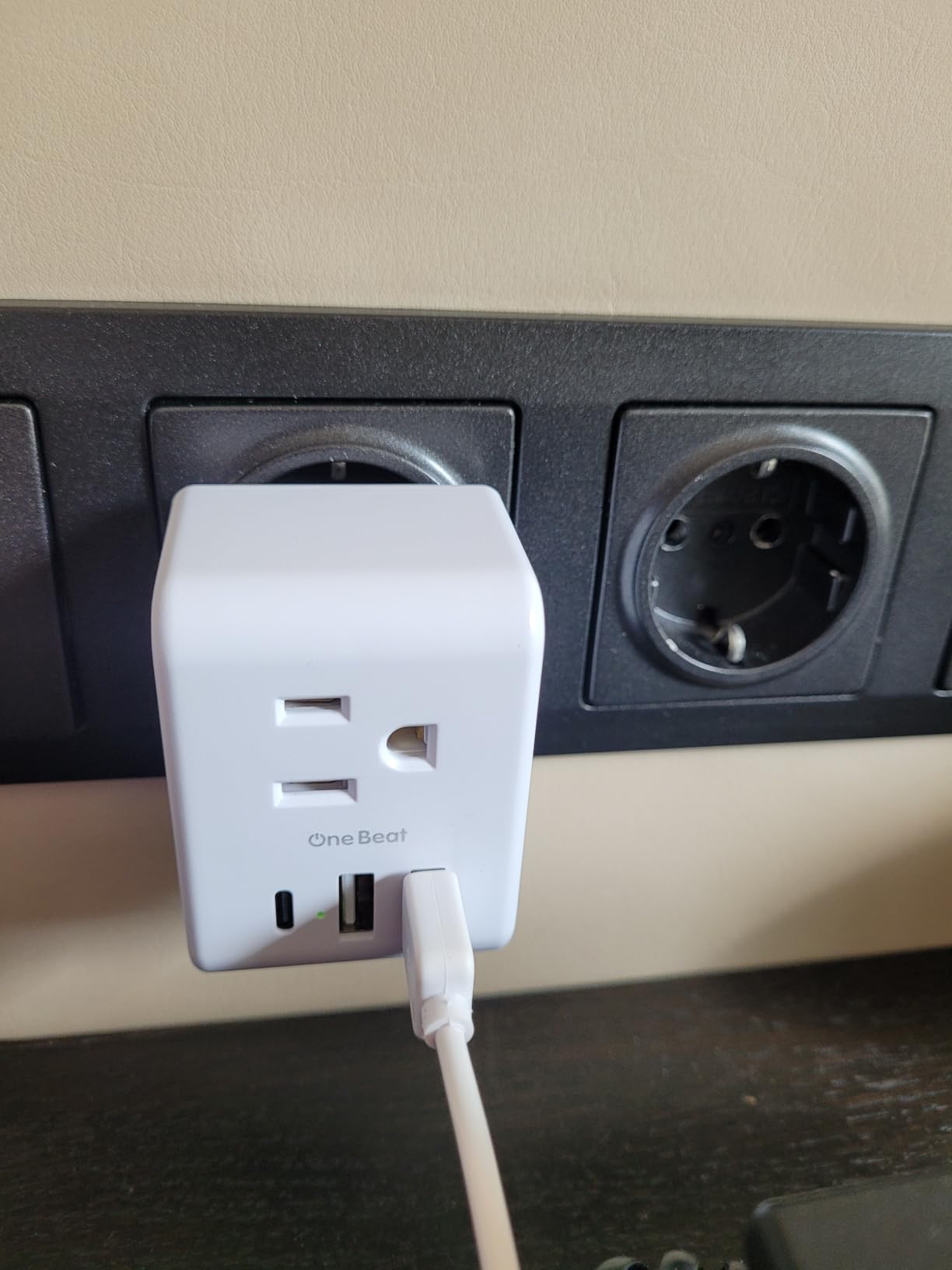 2 Pack European Travel Plug Adapter, Type C Plug Adapter Travel Essentials customer photo 2