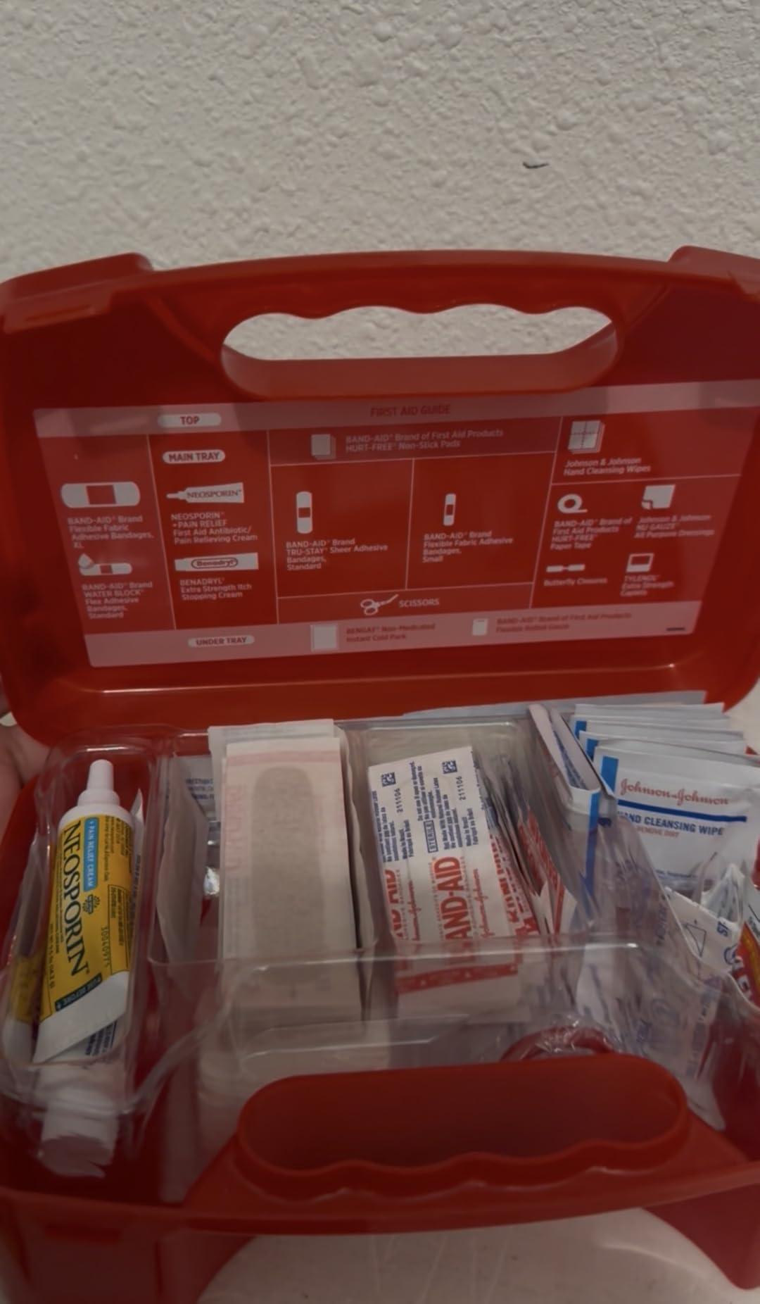 BAND-AID Brand Travel Ready Portable First Aid Kit, 80 Piece customer photo 1