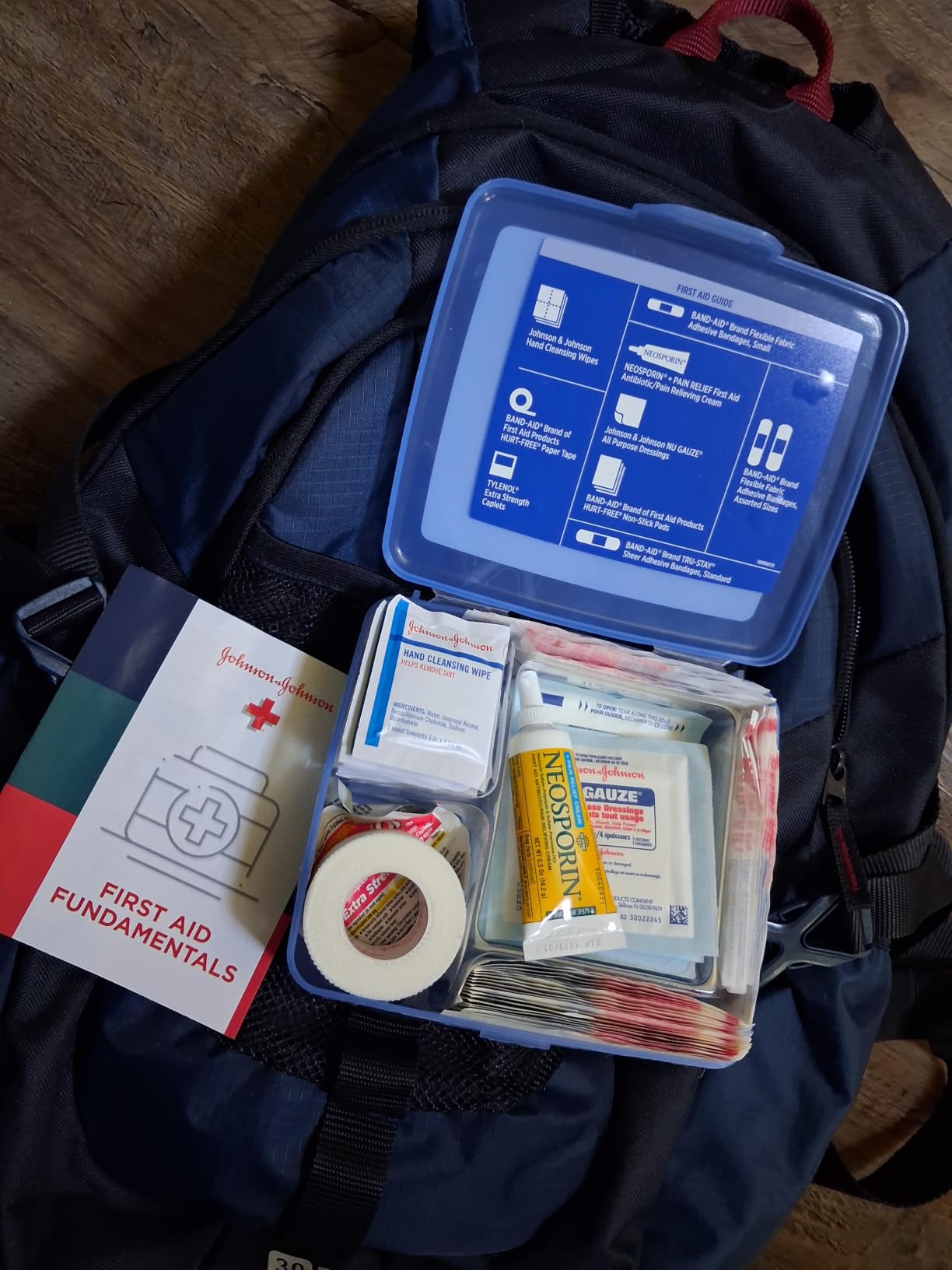 BAND-AID Brand Travel Ready Portable First Aid Kit, 80 Piece customer photo 2