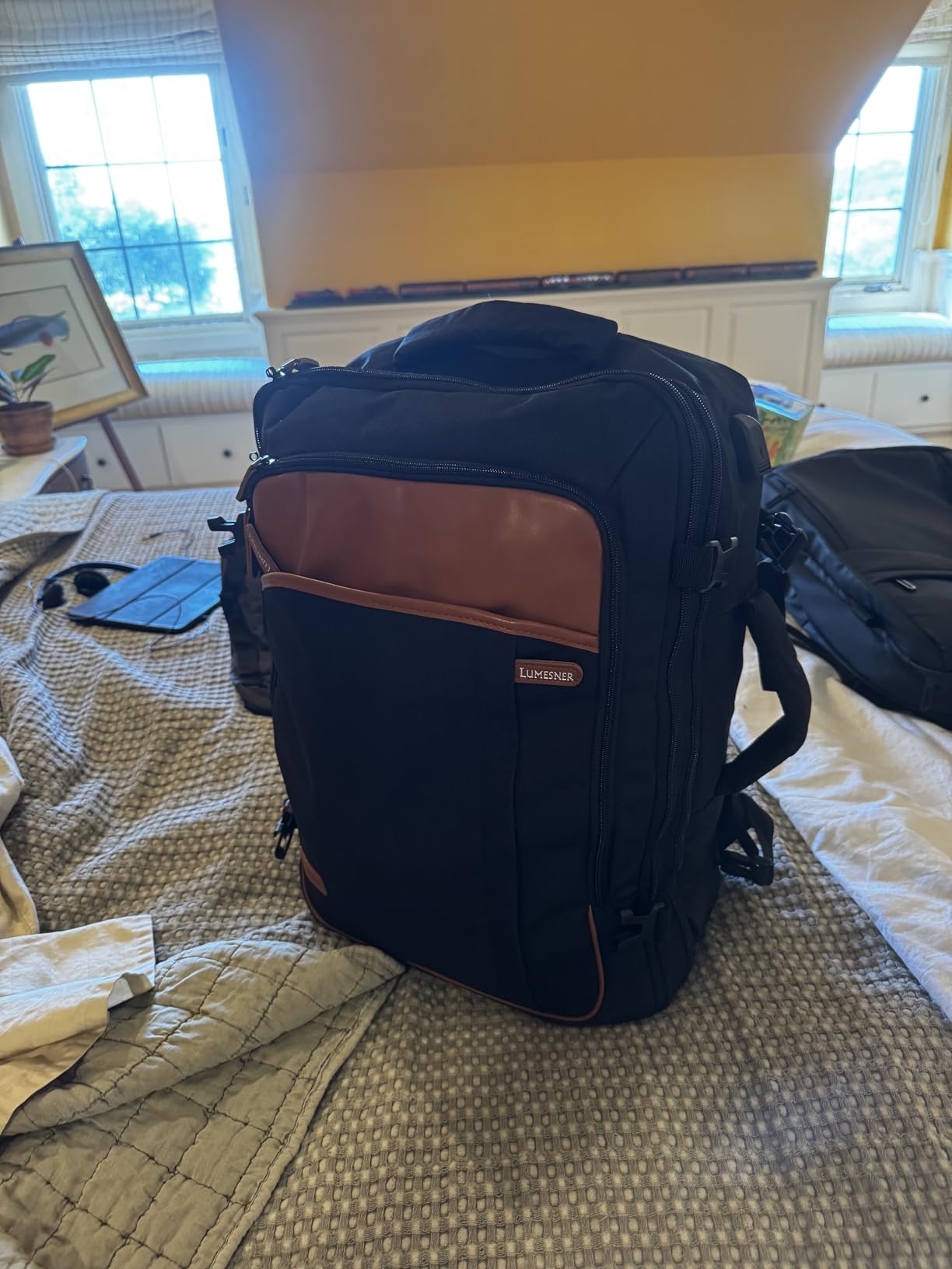 Lumesner 40L Expandable Carry On Travel Backpack with 4 Packing Cubes customer photo 1