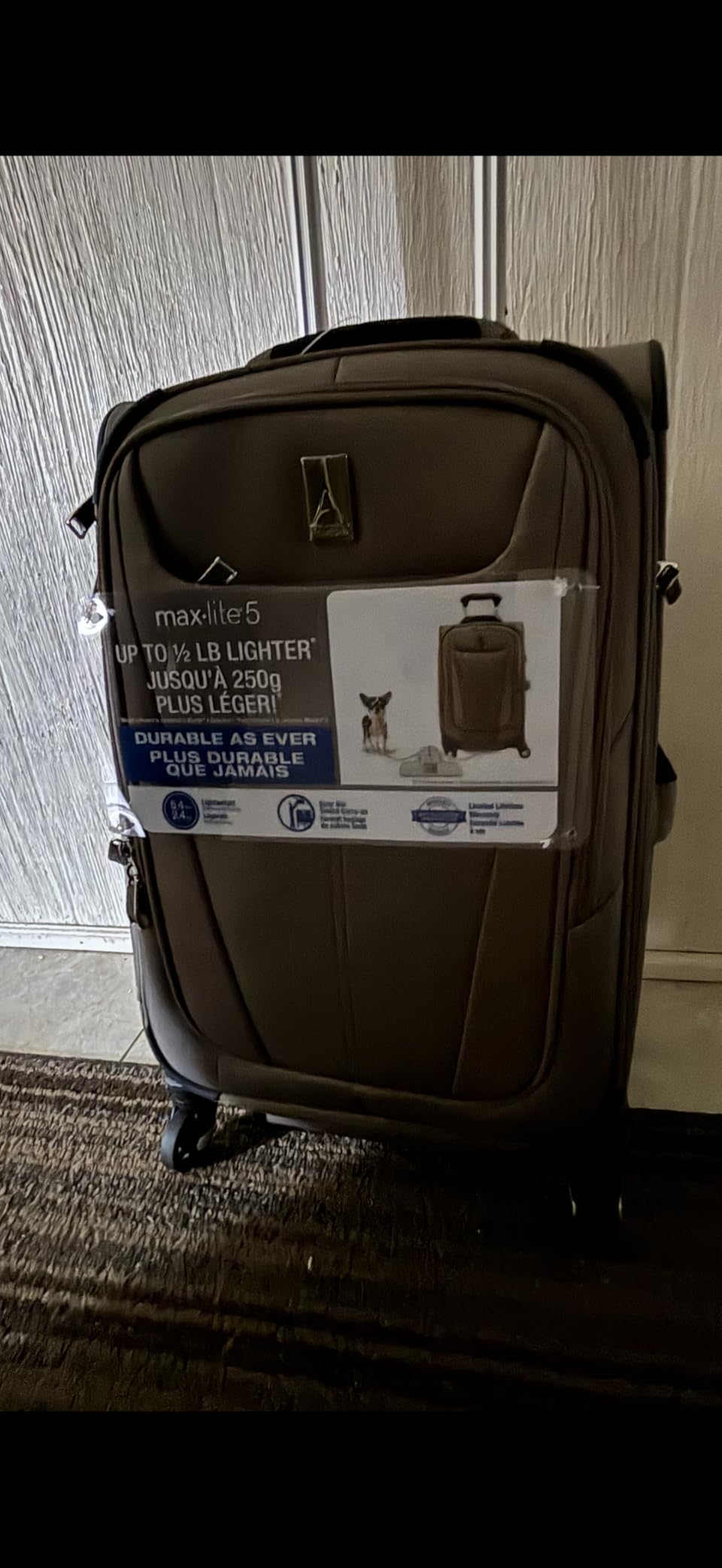 Travelpro Maxlite 5 Softside Checked Luggage Spinner, Blue, 25-Inch customer photo 2