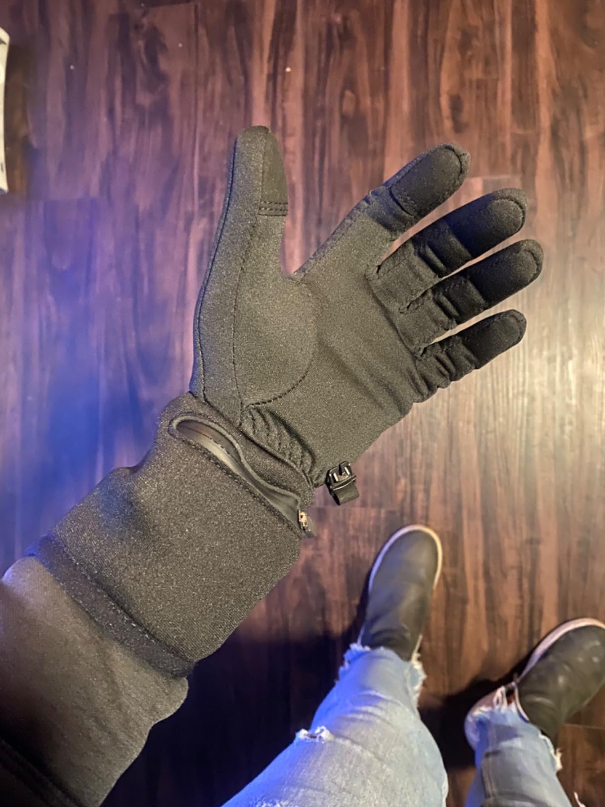 Heated Glove Liners Rechargeable 7.4V Battery for Men Women customer photo 2