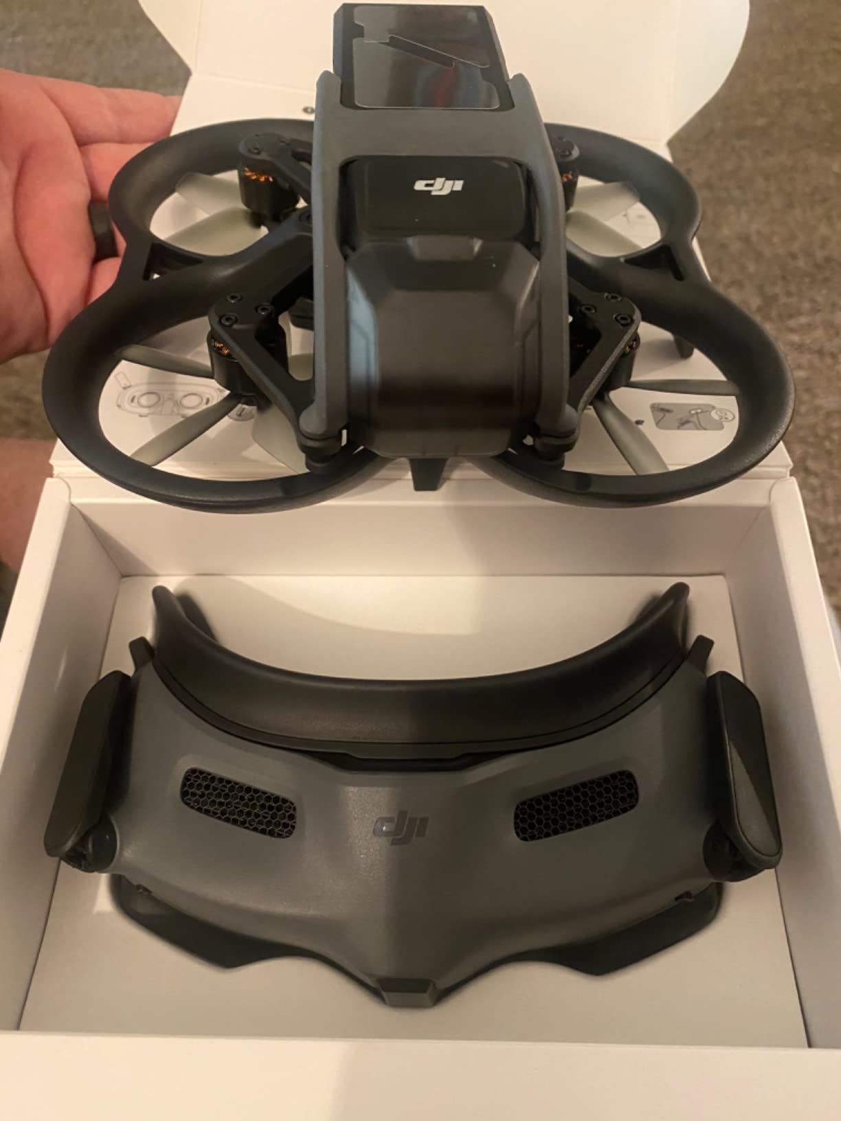 DJI Avata Pro-View Combo (DJI Goggles 2) - First-Person View Drone UAV Quadcopter with 4K Stabilized Video, Super-Wide 155° FOV, Built-in Propeller Guard, HD Low-Latency Transmission customer photo 2
