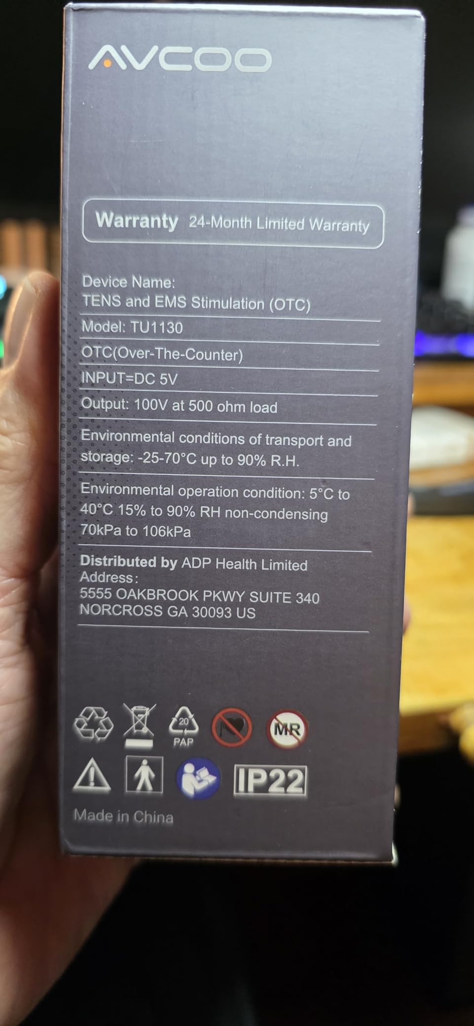 AVCOO 30 Modes TENS EMS Unit Muscle Stimulator for Pain Relief, 12 Pcs Pads customer photo 2