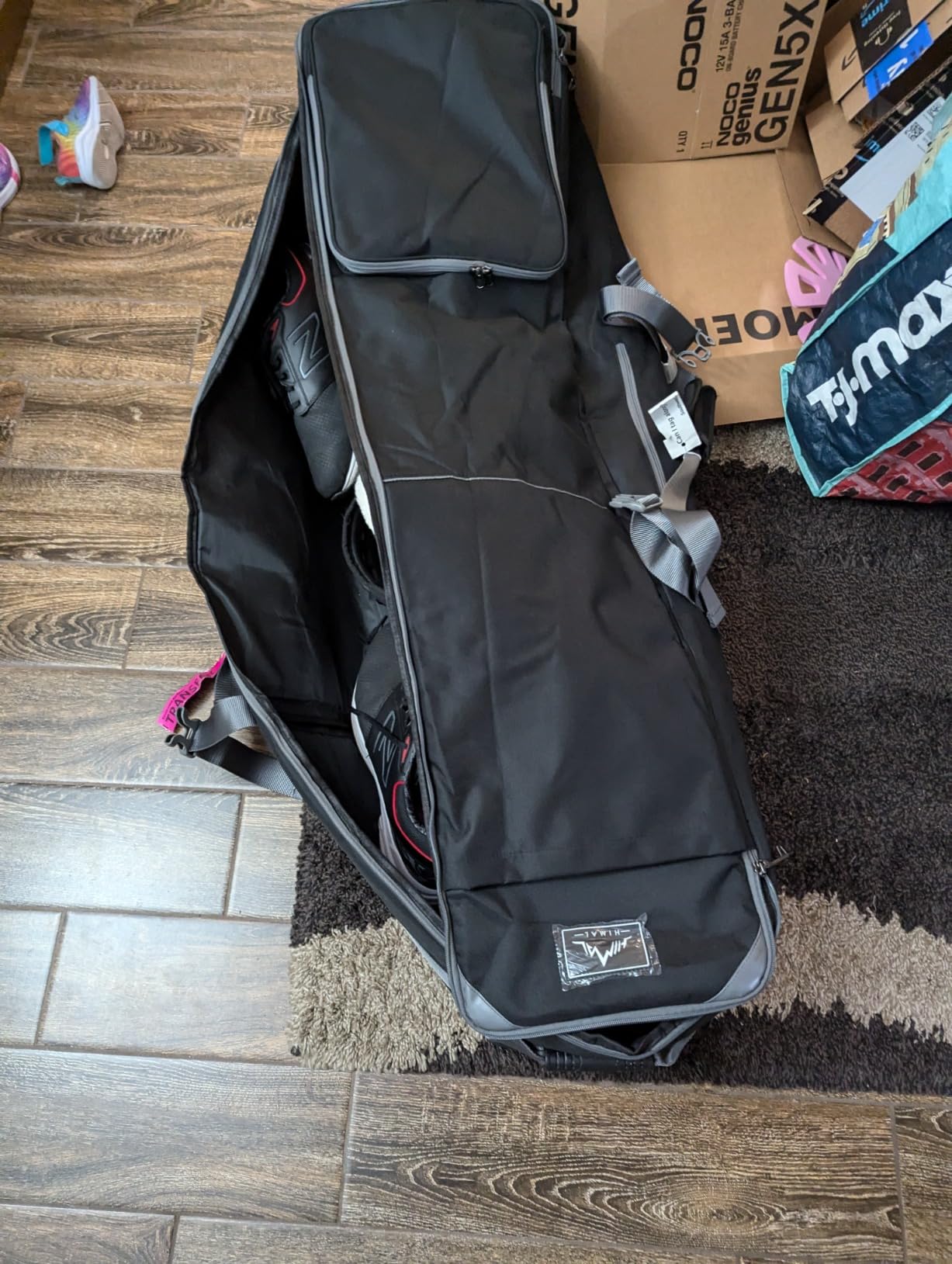 Golf Travel Bag with Adjustable Support Rod, 900D Heavy Duty Oxford Fabric customer photo 2