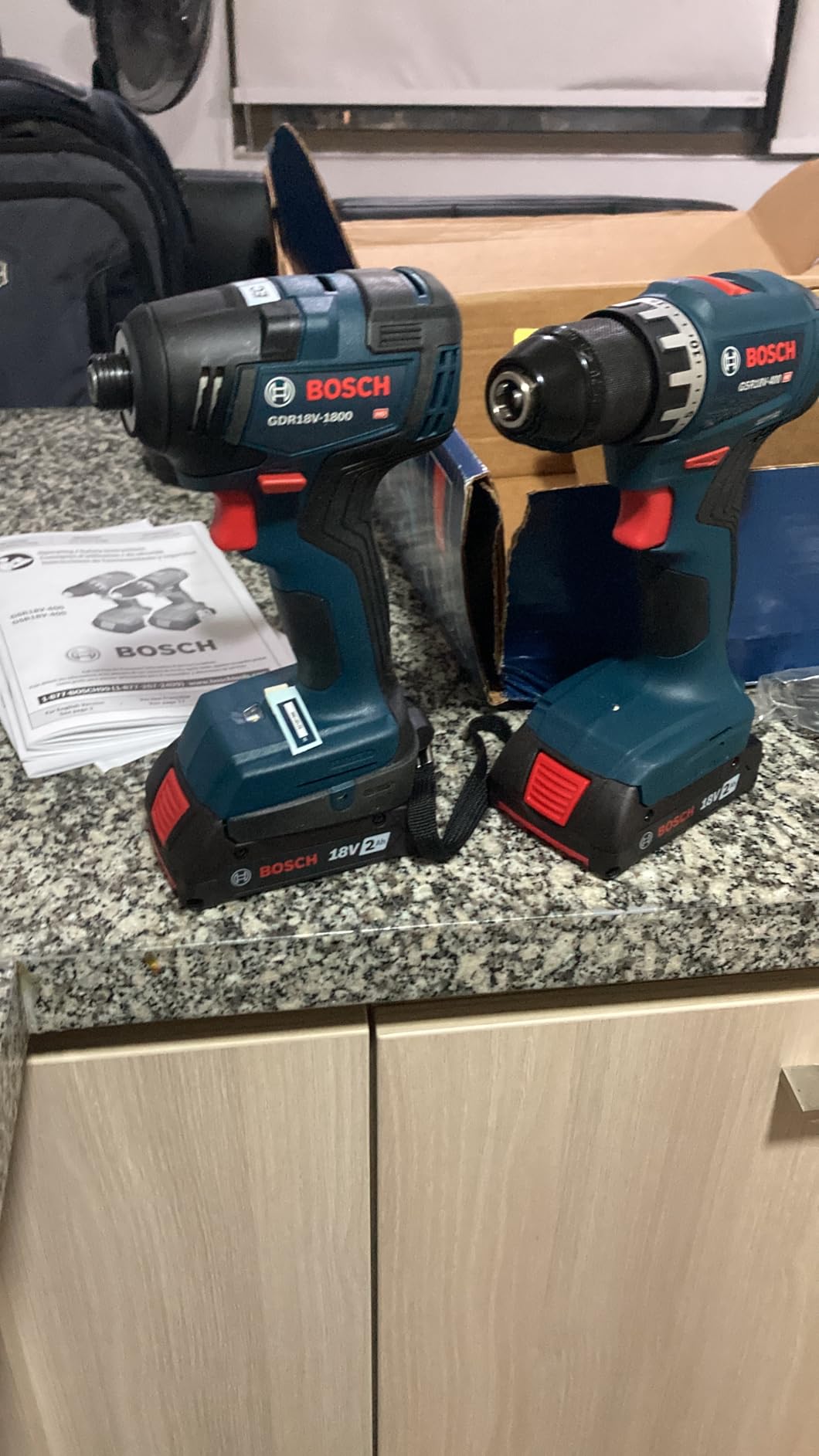 BOSCH GXL18V-27B22 Power Tool Combo Kit, Drill Driver and Impact Driver customer photo 1