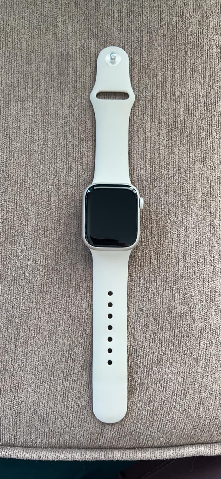 Apple Watch Series 8 [GPS 41mm] Smart Watch w/Midnight Aluminum Case with Midnight Sport Band - S/M. Fitness Tracker, Blood Oxygen & ECG Apps, Always-On Retina Display, Water Resistant customer photo 1