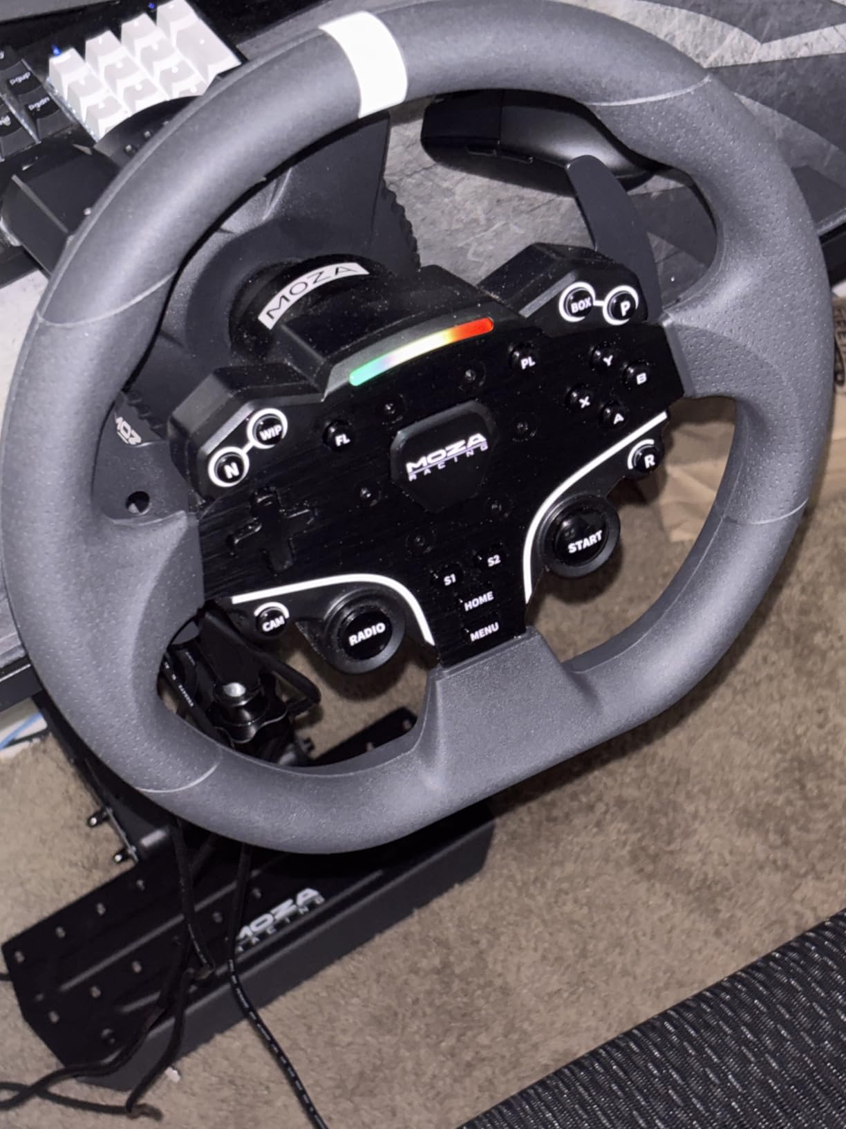 MOZA R3 Bundle Kit Direct Drive Servo base, Racing Wheel and Pedals for PC customer photo 2
