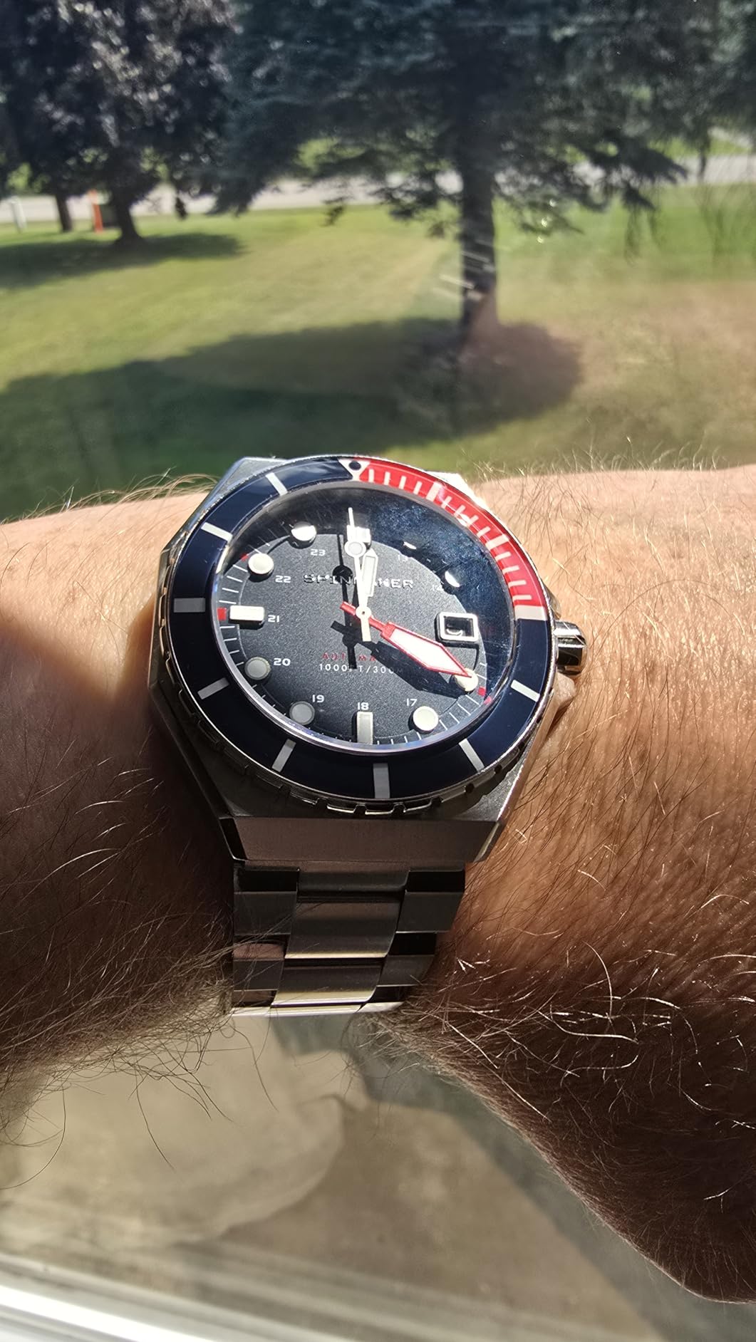 Spinnaker Dumas Men’s Watch - Automatic Dive Watch for Men, 44mm Stainless Steel Case, Stainless Steel Strap, Water Resistant 300m, SP-5081 customer photo 1